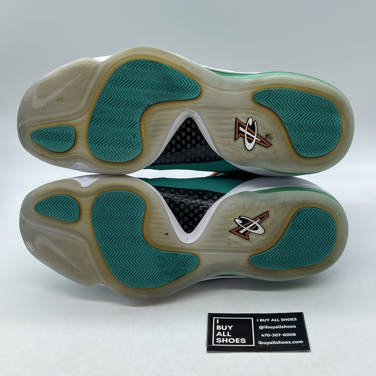 Size 13 - Nike Air Penny 5 Miami Dolphins Blue Suede Leather (537331-300)