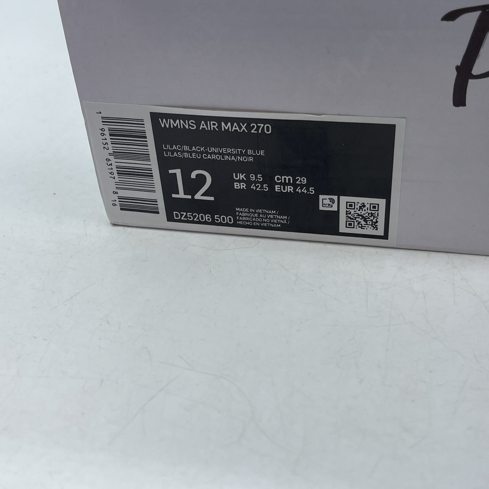 Size 12W - Nike Air Max 270 Lilac  (DZ5206-500)