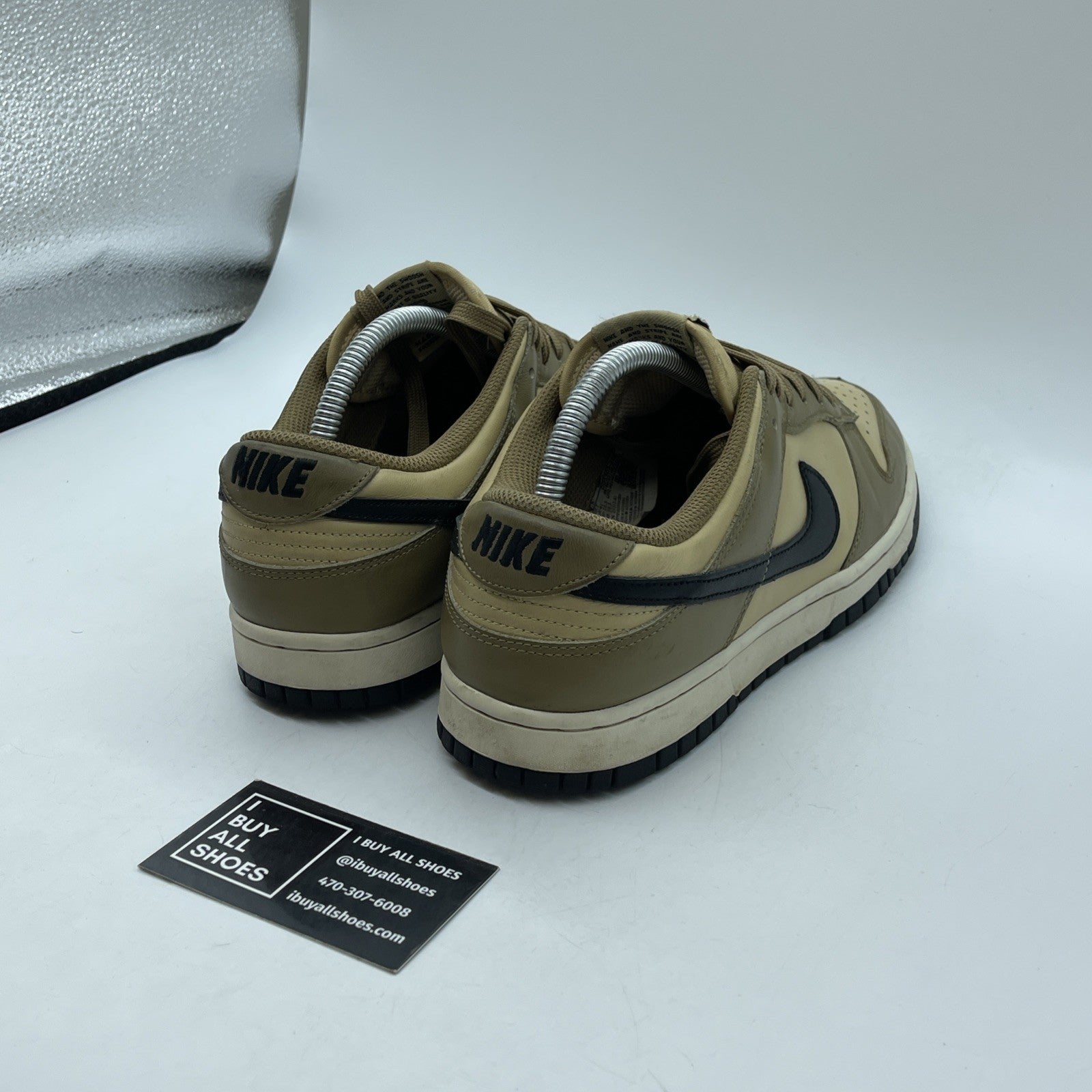 Size 9.5W - Nike Dunk Low Dark Driftwood Brown Leather (DD1503-200)
