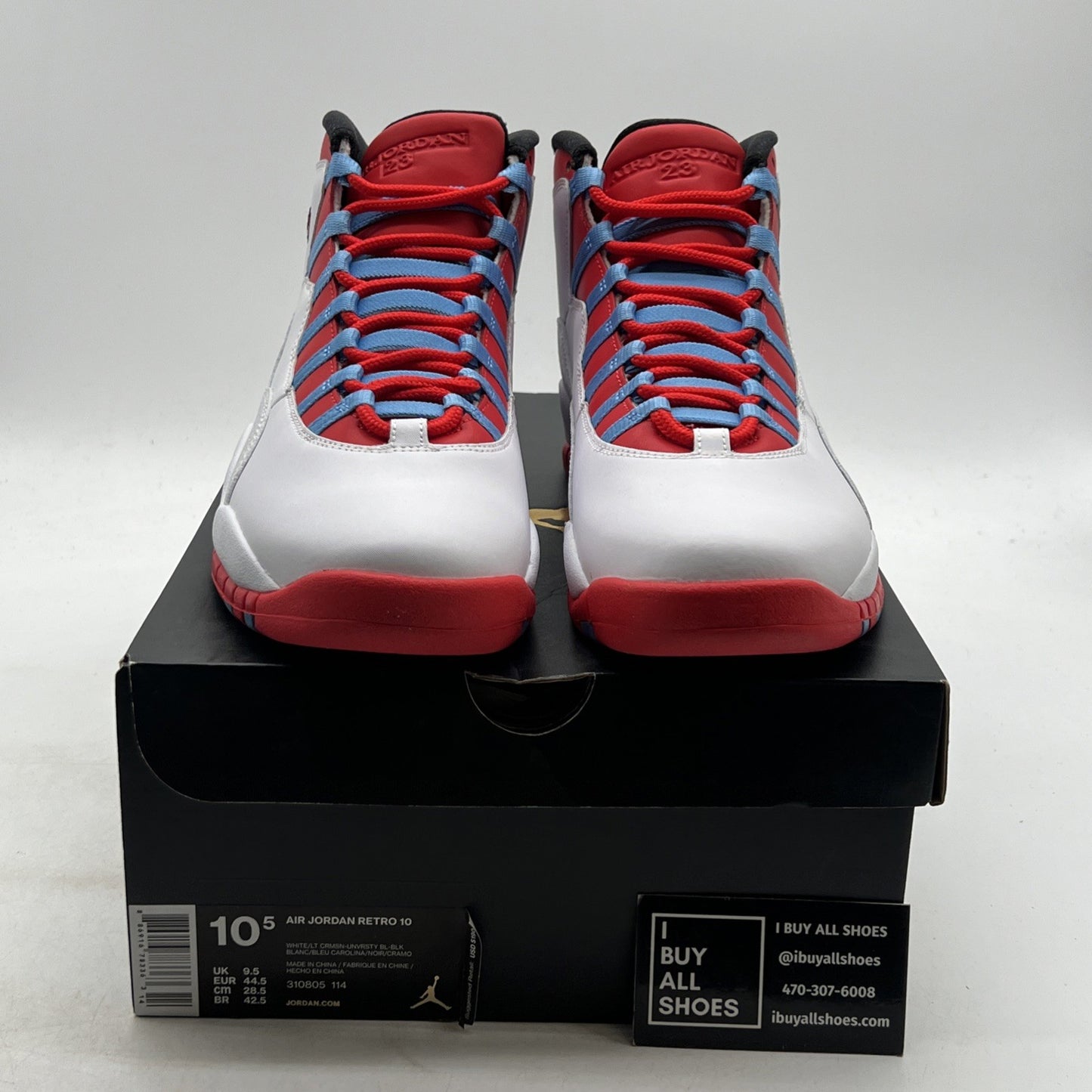 Size 10.5 - Air Jordan 10 Retro City Pack - Chicago (310805-114)