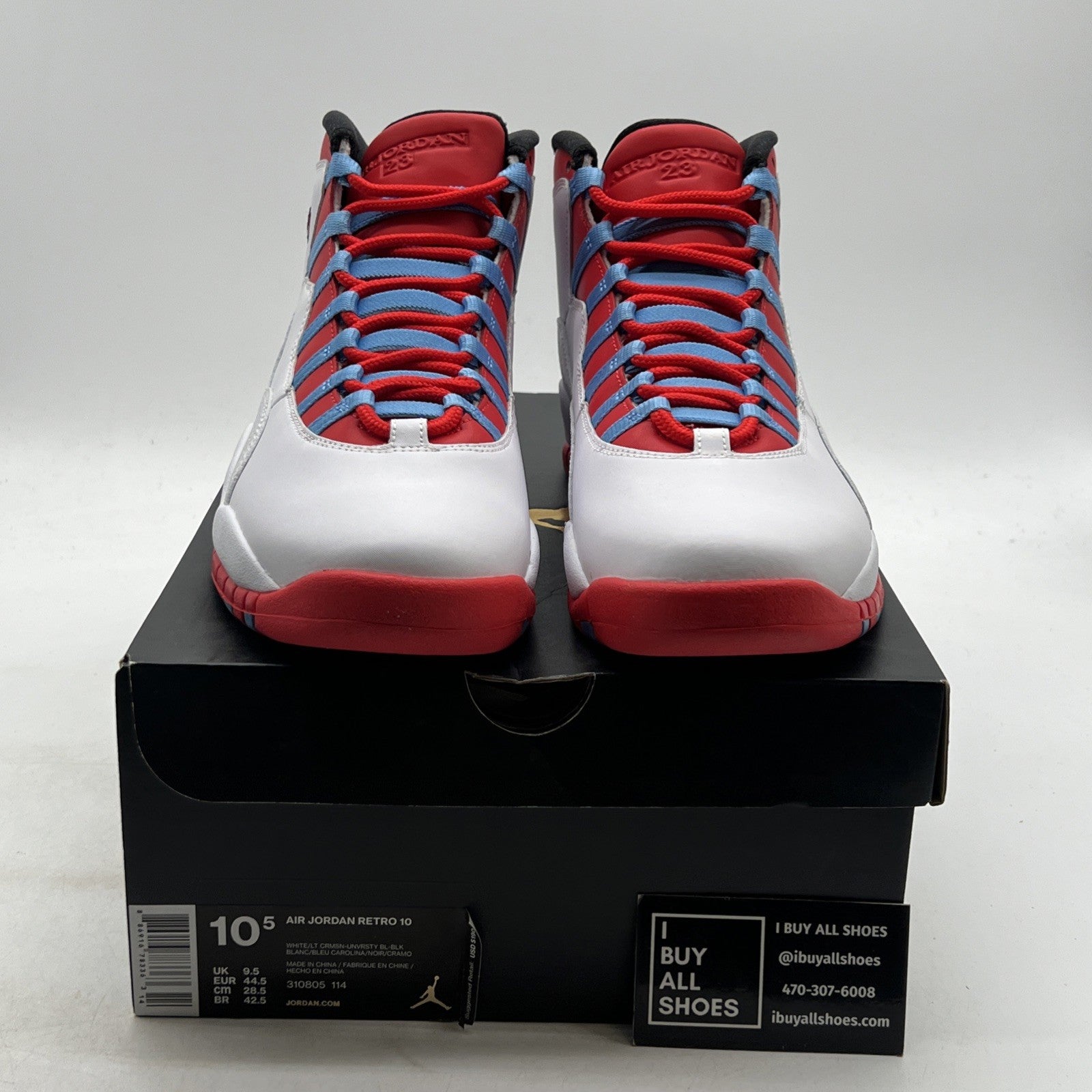Size 10.5 - Air Jordan 10 Retro City Pack - Chicago (310805-114)