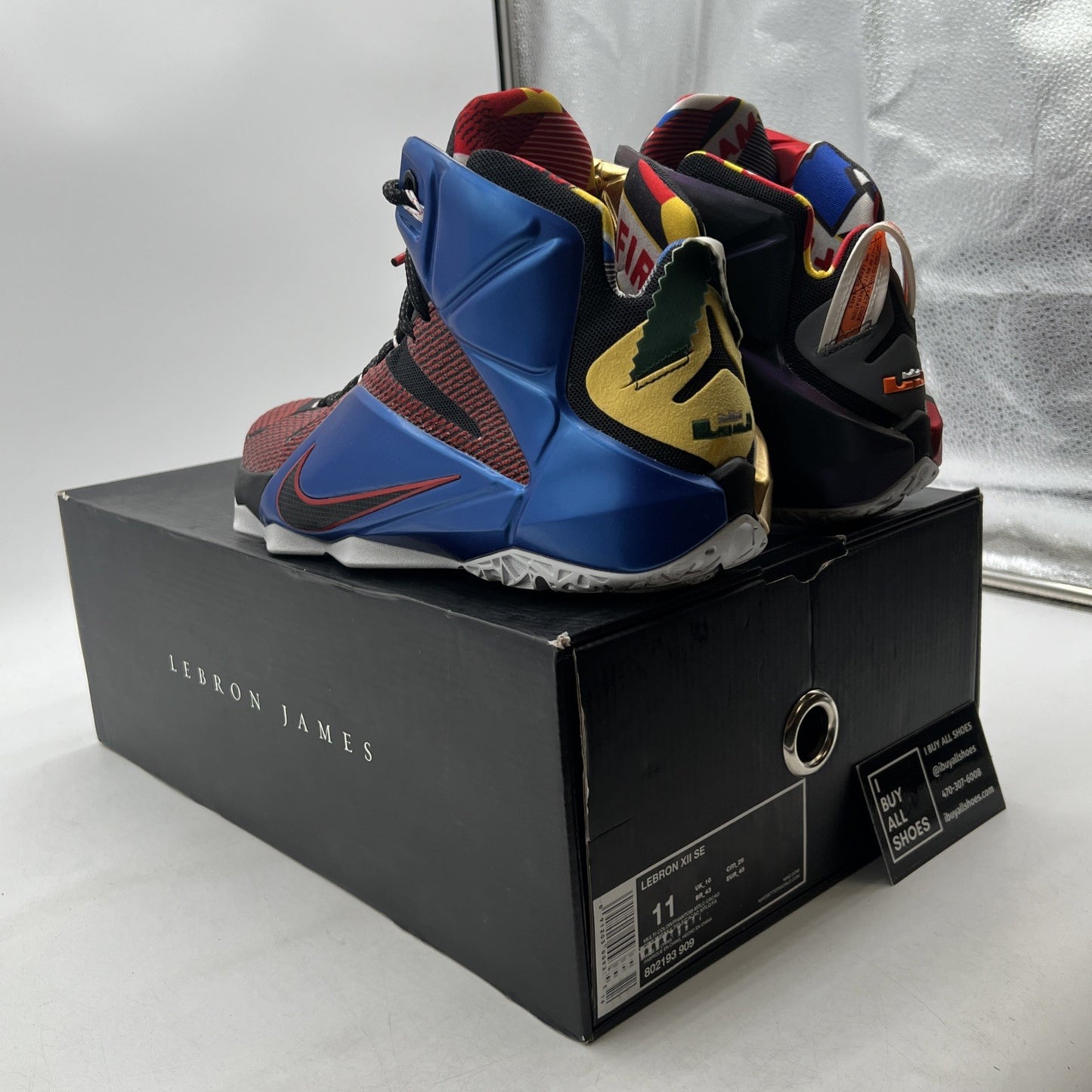 Size 11 - Nike LeBron 12 SE What The (802193-909)
