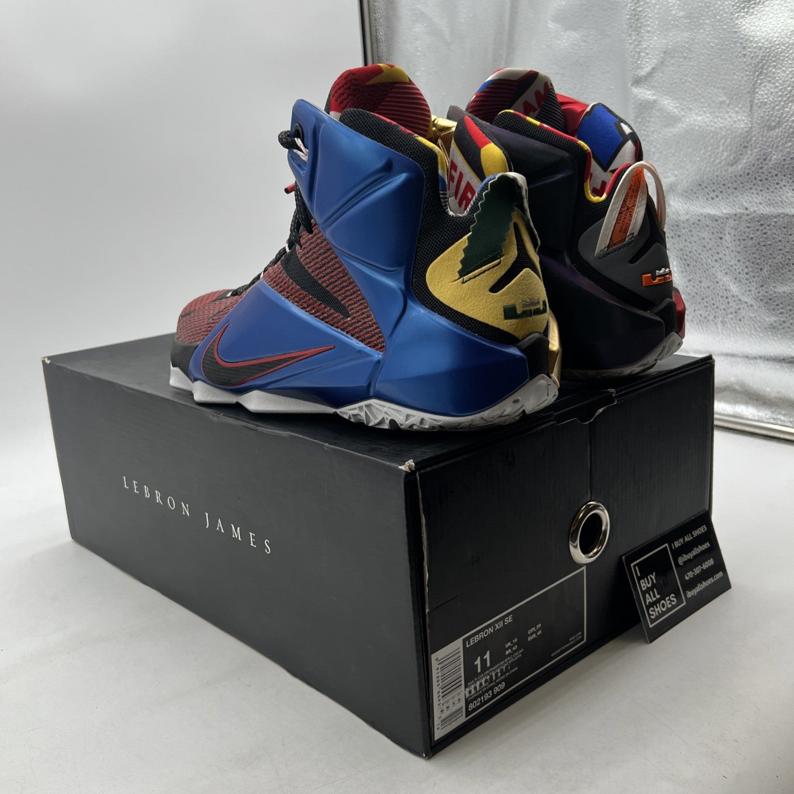 Size 11 - Nike LeBron 12 SE What The (802193-909)