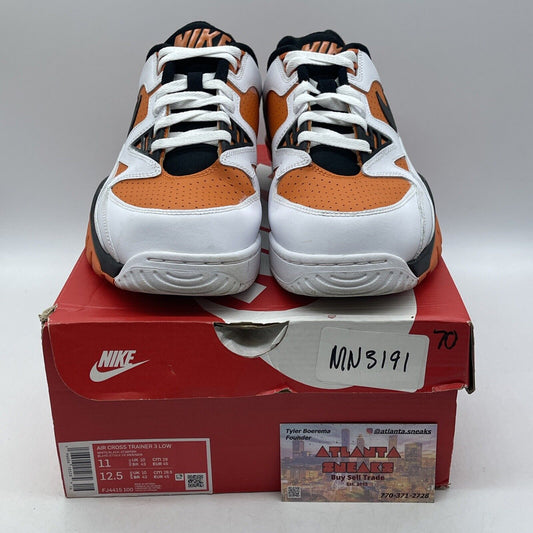 Size 11 - Air Cross Trainer 3 Low Starfish White Orange Leather (FJ4415-100)