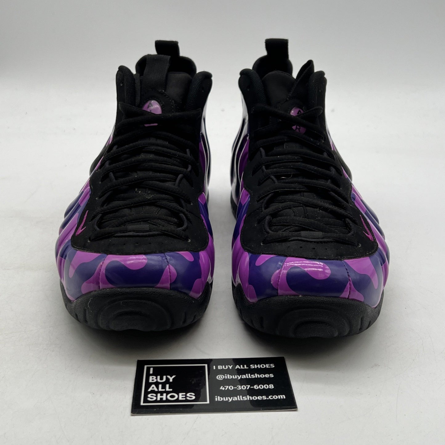 Size 11 - Nike Air Foamposite Pro Purple Camo (624041-012)