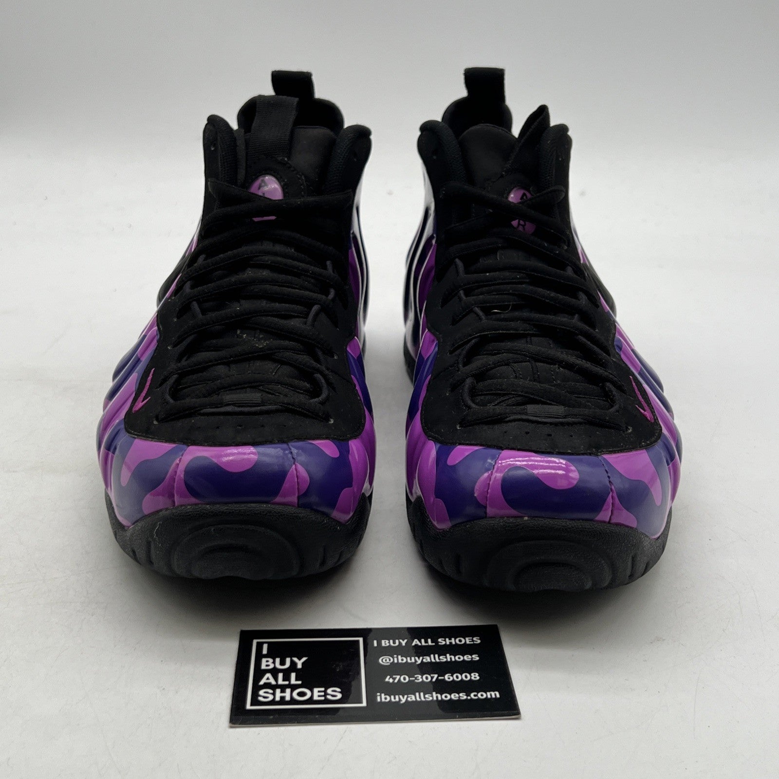 Size 11 - Nike Air Foamposite Pro Purple Camo (624041-012)