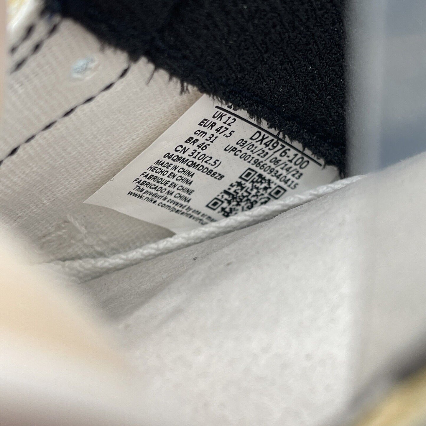 Size 13 - A Ma Maniére x Jordan Air Ship PE SP White Black Suede (DX4976-100)