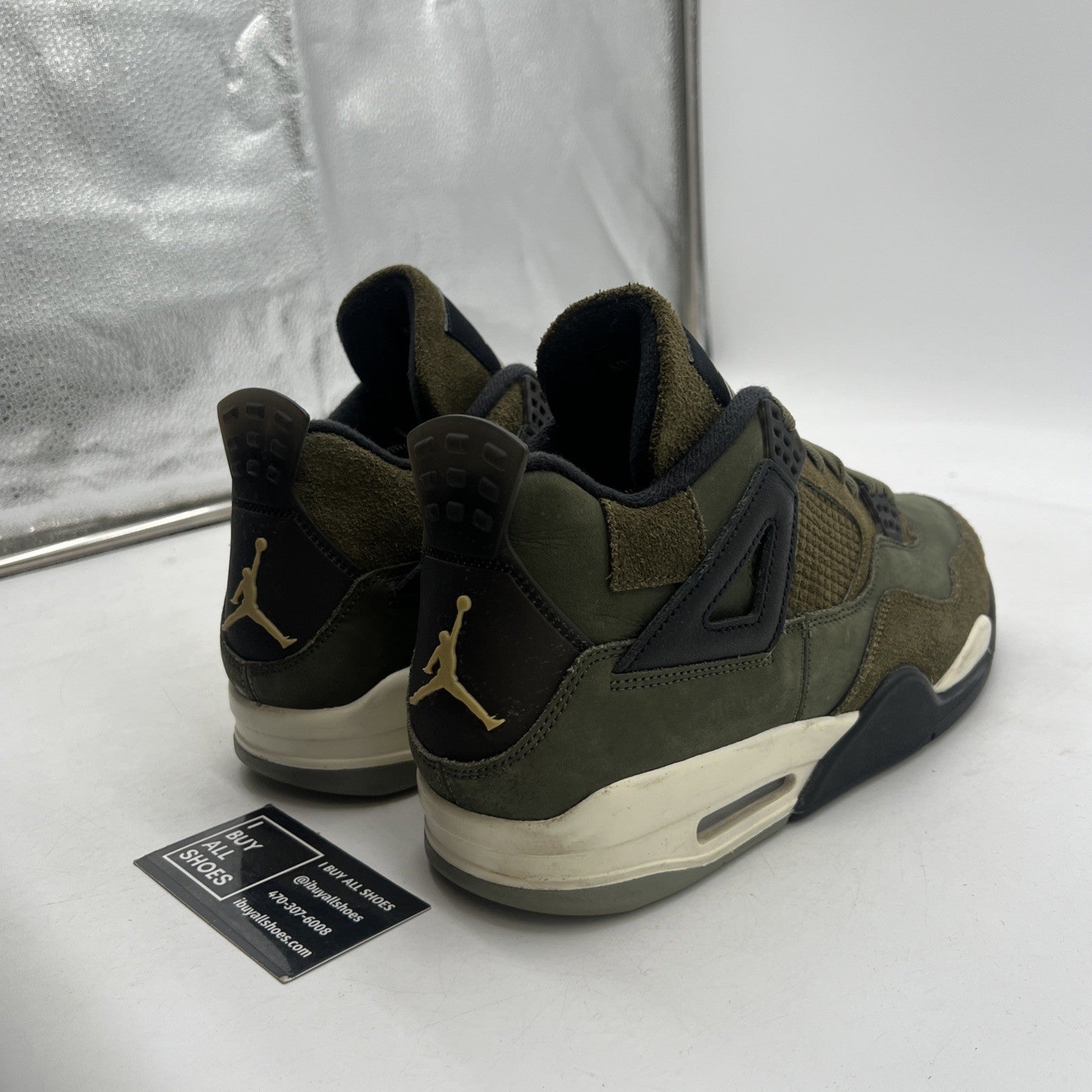 Size 11.5 - Air Jordan 4 SE Retro Low Craft - Olive (FB9927-200)