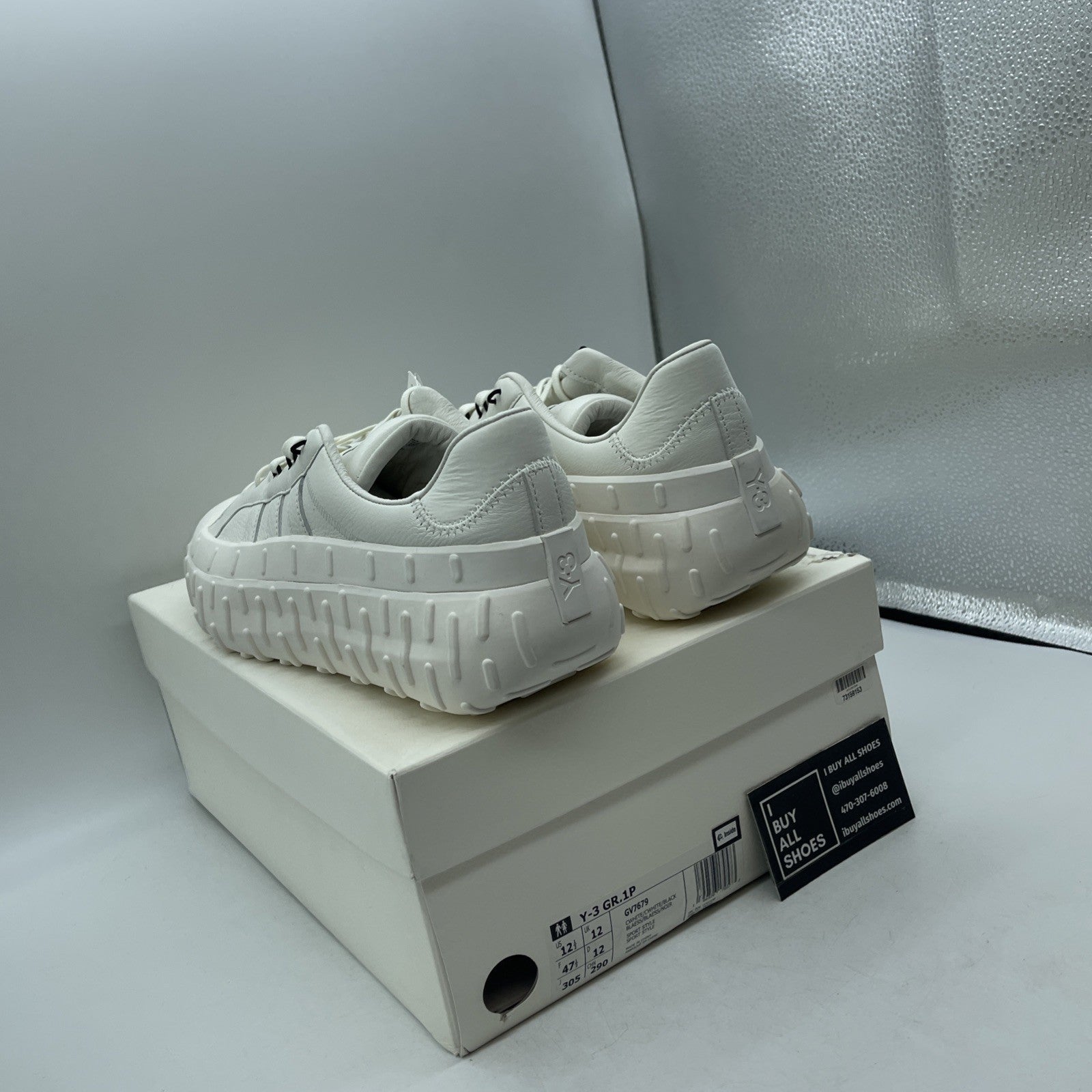 Size 12.5 - Adidas Y-3 GR.1P Core White (GV7679)
