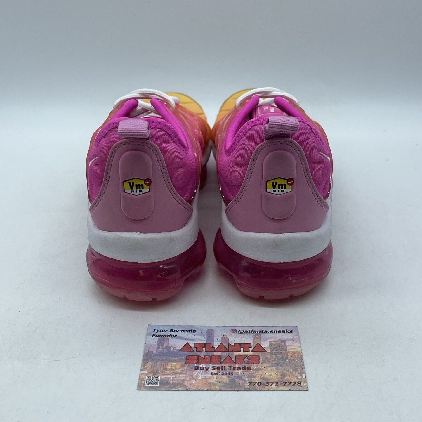 Size 6W - Nike Air VaporMax Plus Summer Sunset Suede Leather (CI9900-600)