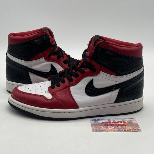 Size 10.5 - Air Jordan 1 Retro OG High Satin Red W Black White (CD0461-601)