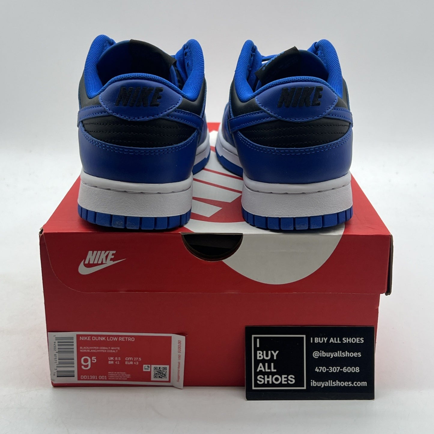 Size 9.5 - Nike Dunk Low Hyper Cobalt (DD1391-001)