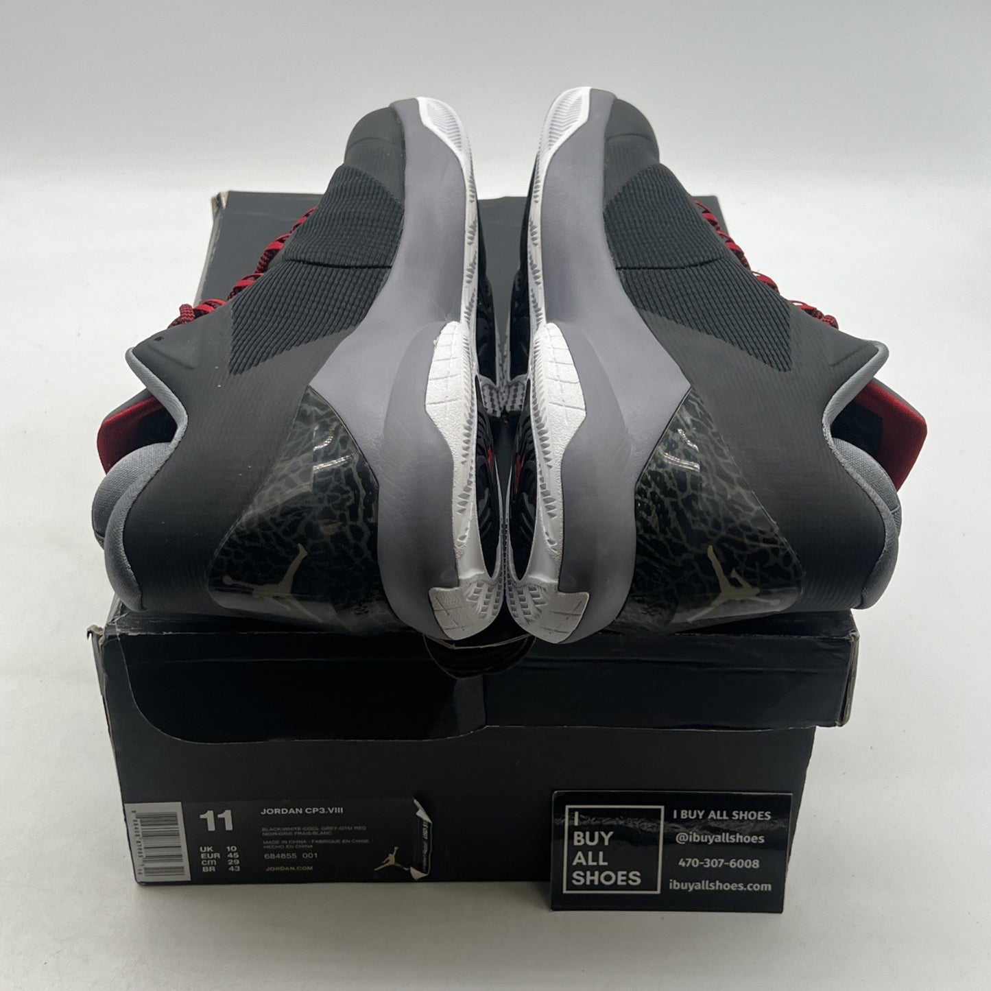 Size 11 - Air Jordan CP3.VIII Black (684855-001)