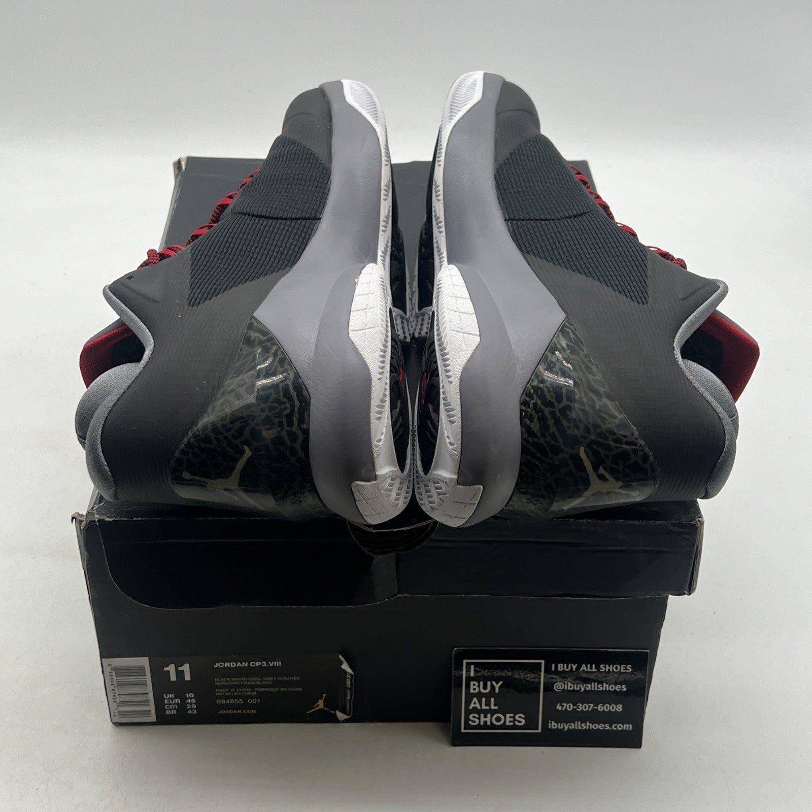 Size 11 - Air Jordan CP3.VIII Black (684855-001)
