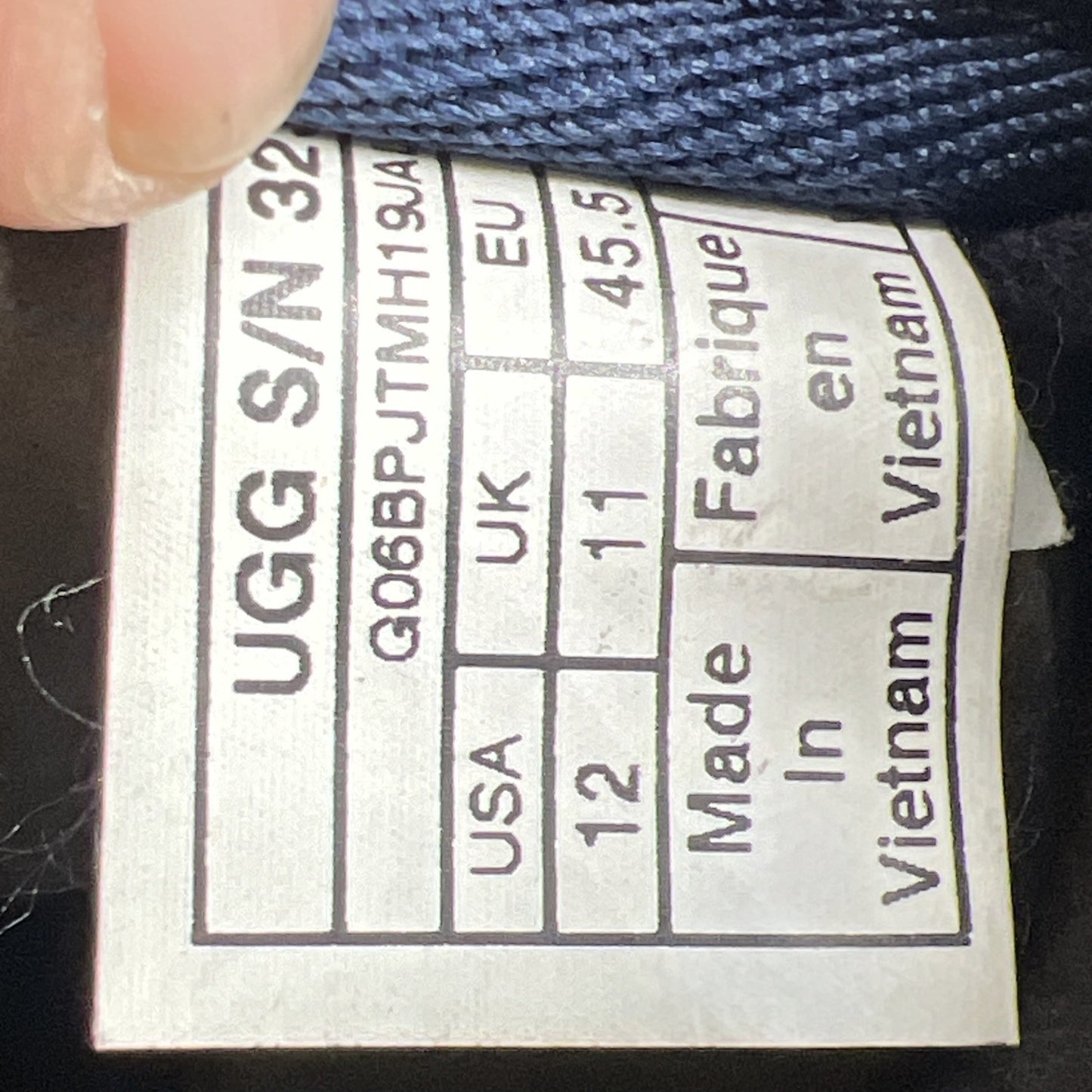 Size 12 - UGG Neumel Men's Boot Navy (3236 M/NWNV)