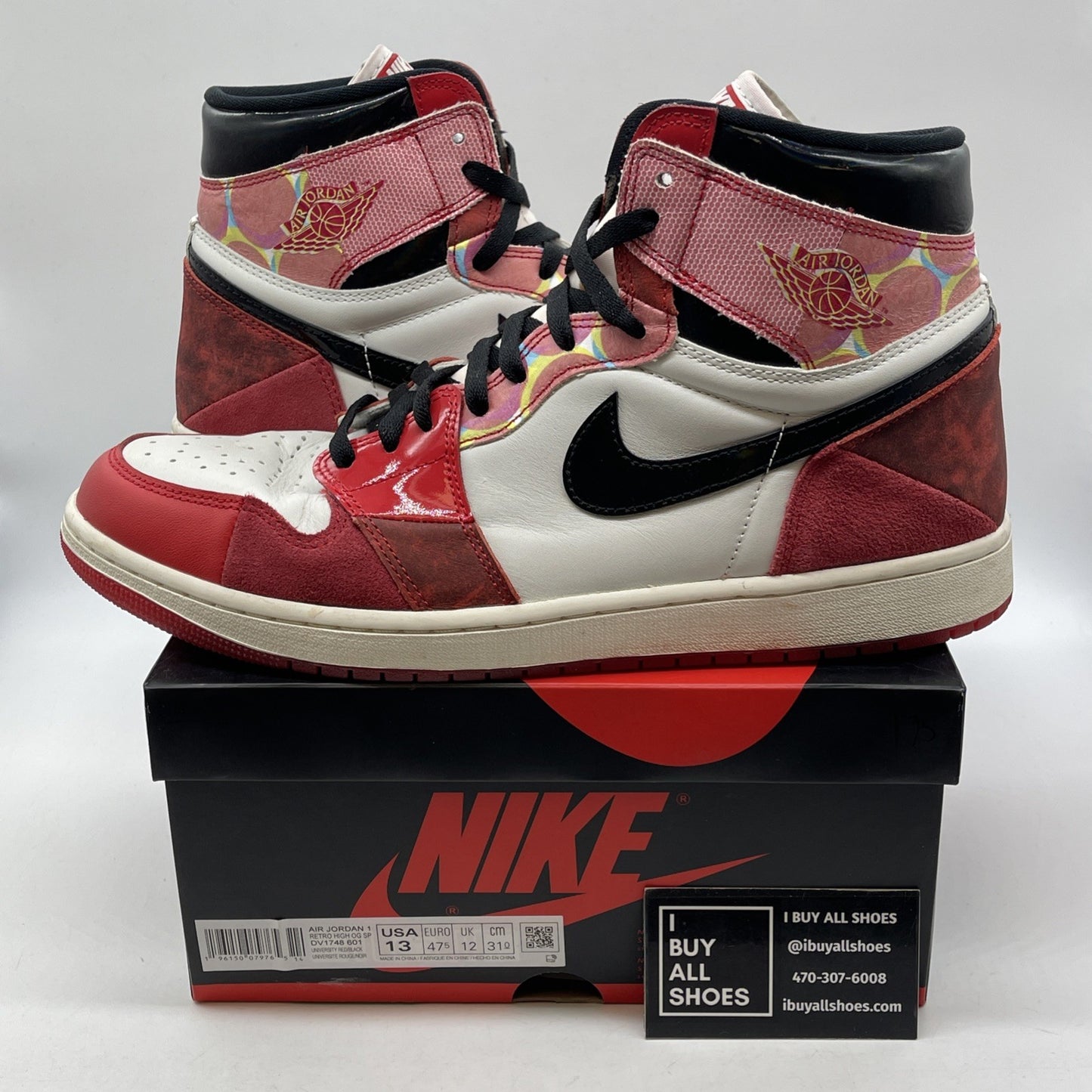 Size 13 - Jordan 1 Retro OG x Marvel High Next Chapter Red Suede (DV1748-601)
