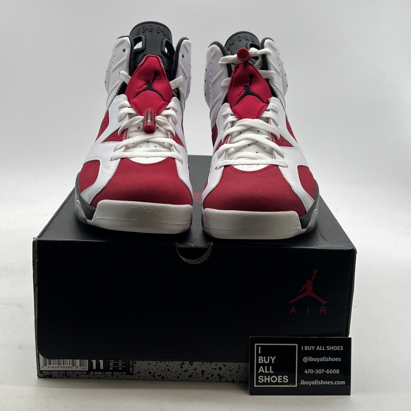 Size 11 - Air Jordan 6 Retro 2014 Carmine (384664-160)