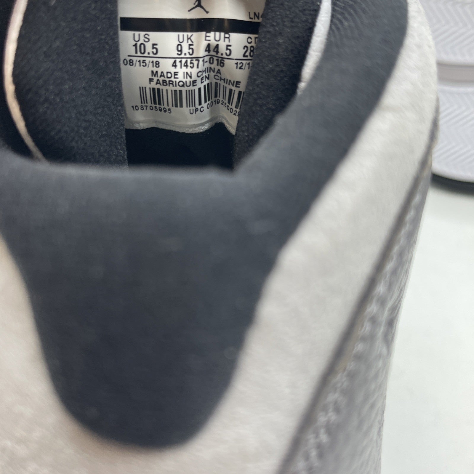 Size 10.5 - Air Jordan 13 Retro Atmosphere Grey Suede Leather (414571-016)