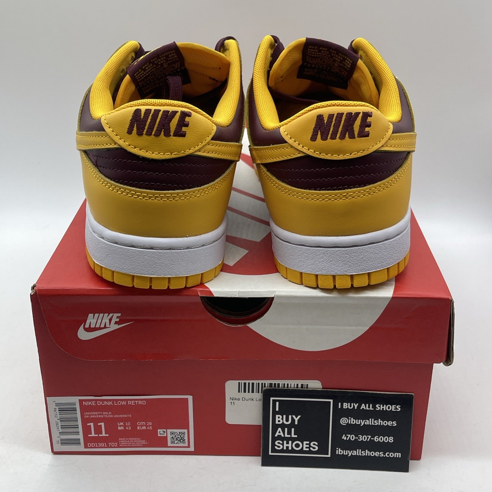 Size 11 - Nike Dunk Low Retro Arizona State Sun Devils 2022 (DD1391-702)