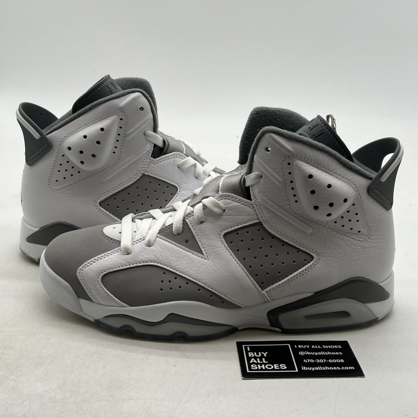 Size 10.5 - Air Jordan 6 Retro Low Cool Grey (CT8529-100)