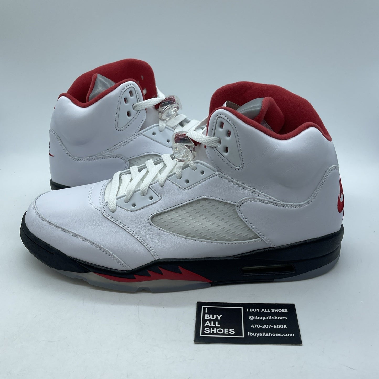 Size 14 - Jordan 5 Retro Mid Fire Red White Black Leather (DA1911-102)