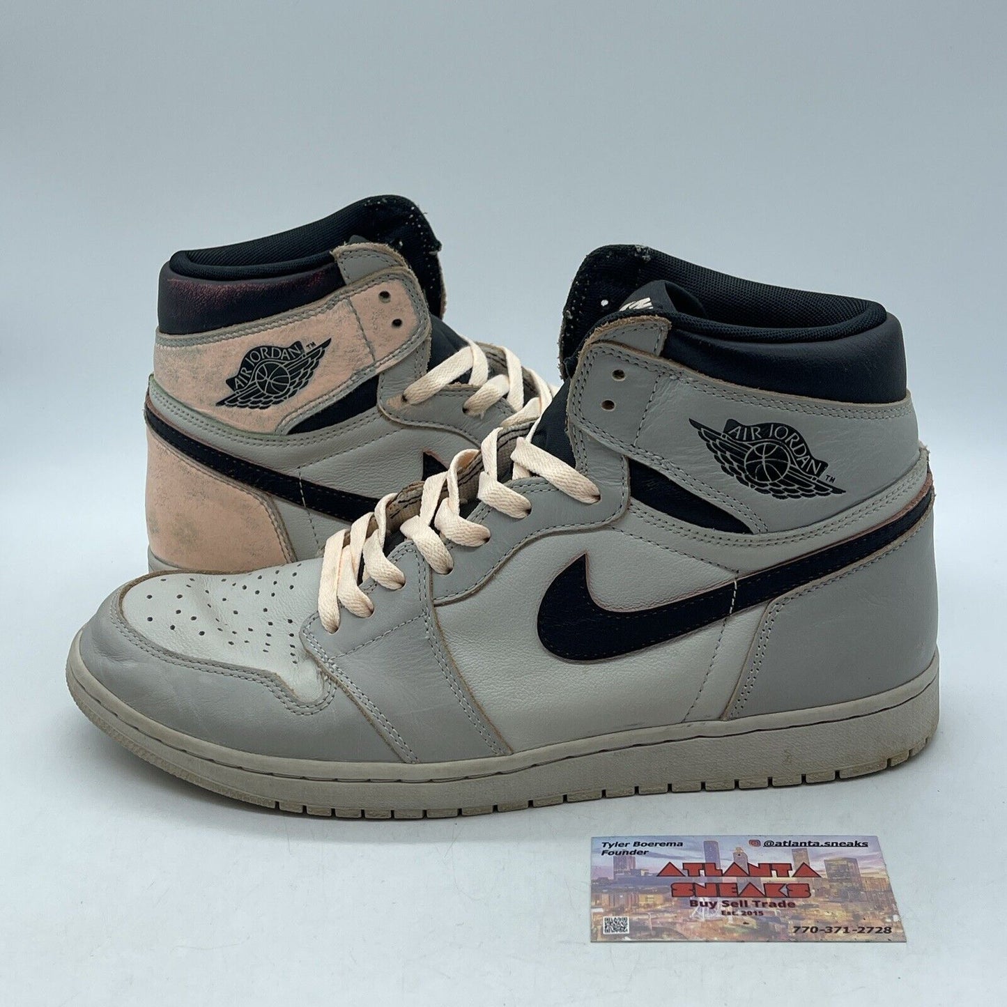 Size 11.5 - Air Jordan 1 Retro SB High NYC to Paris Grey Black (CD6578-006)