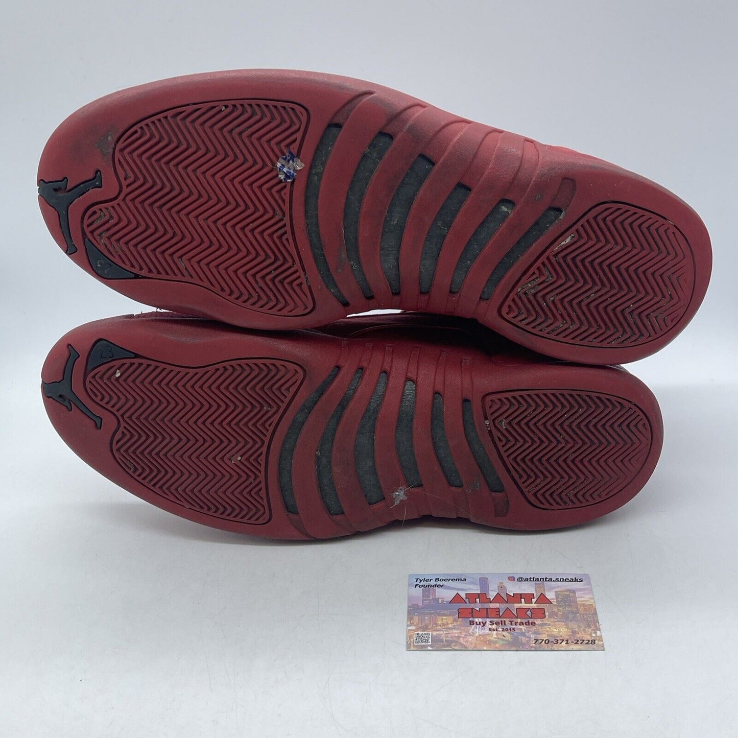 Size 12 - Air Jordan 12 Retro Gym Red Black Suede Leather (130690-601)