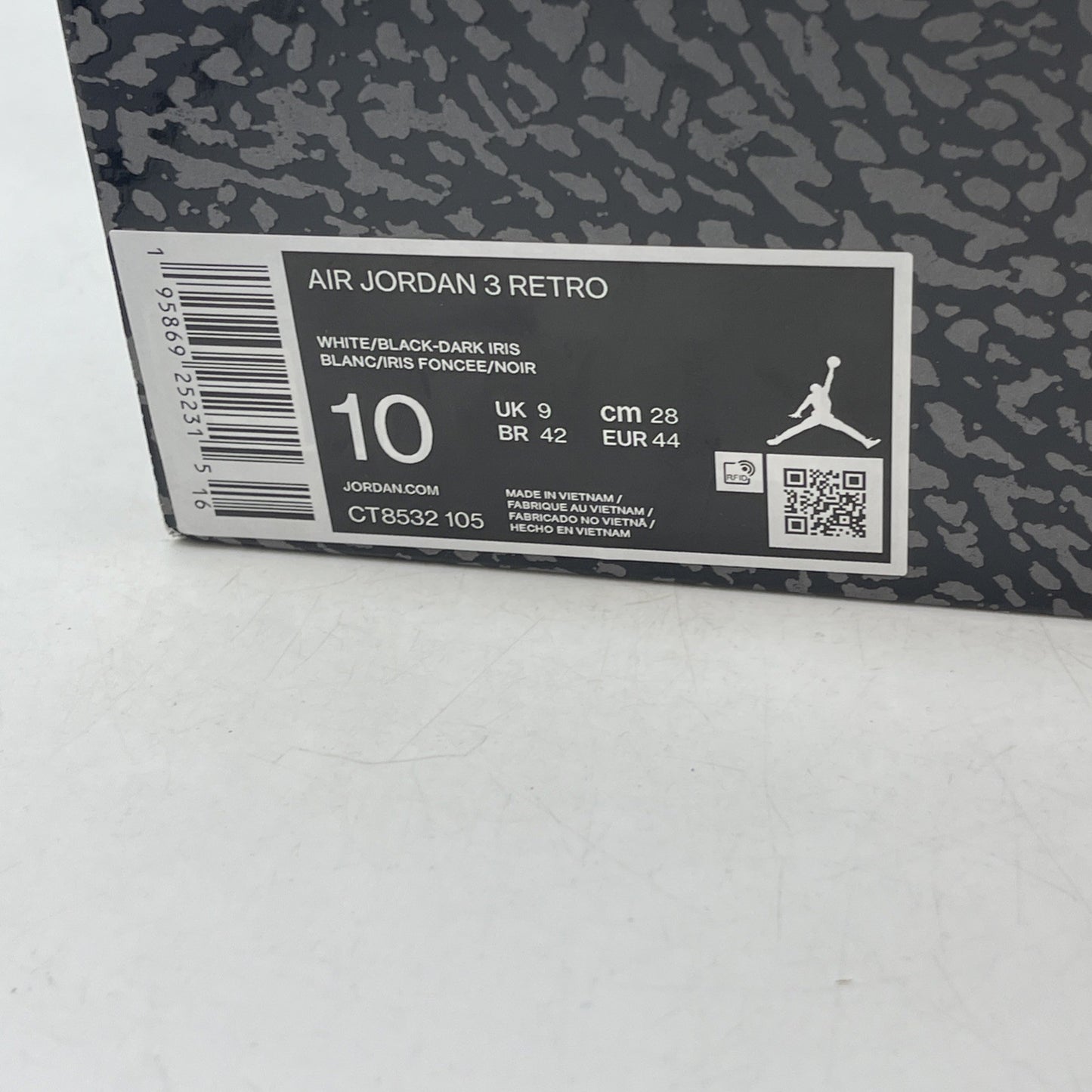 Size 10 - Air Jordan 3 Retro Mid Dark Iris (CT8532-105)