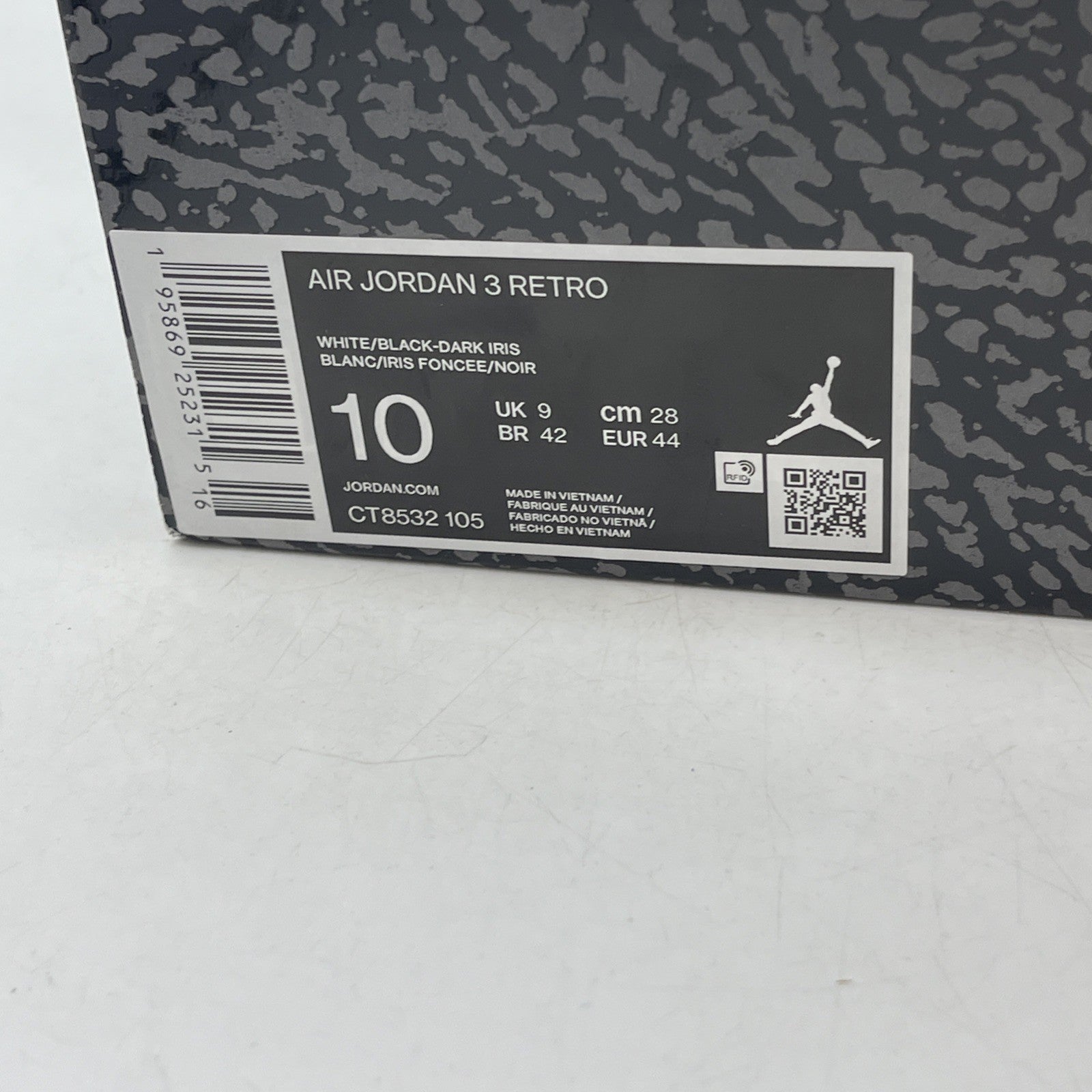 Size 10 - Air Jordan 3 Retro Mid Dark Iris (CT8532-105)