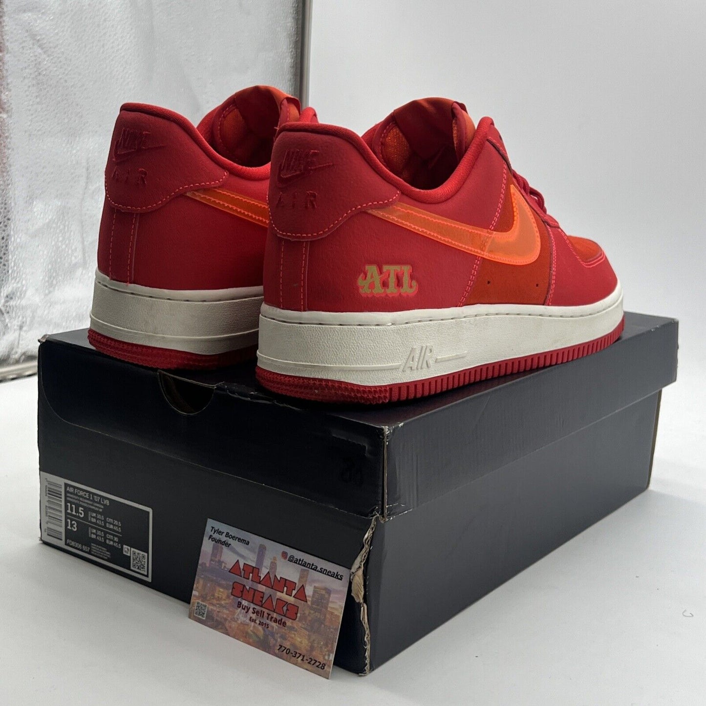 Size 11.5 - Nike Air Force 1 '07 ATL (FD8306-657)