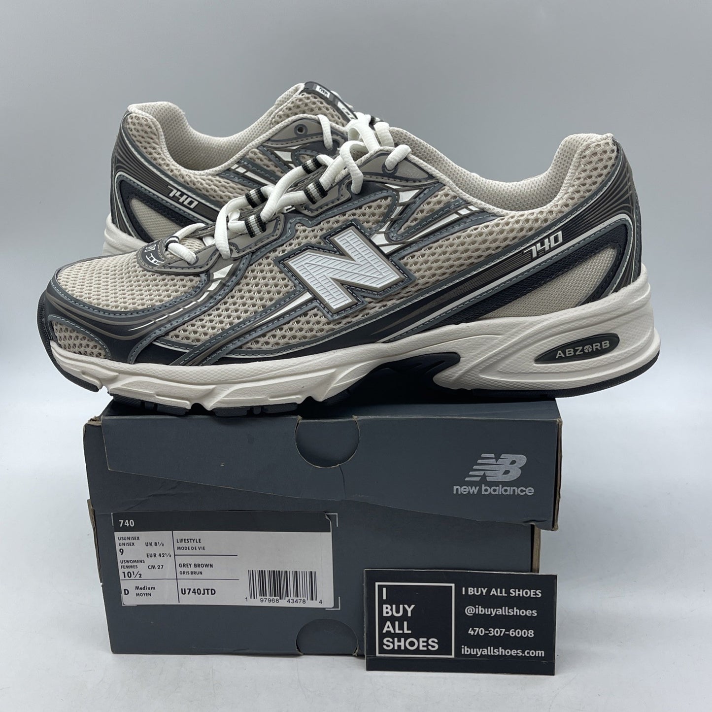 Size 9 - New Balance 740 Timberwolf (U740JTD)