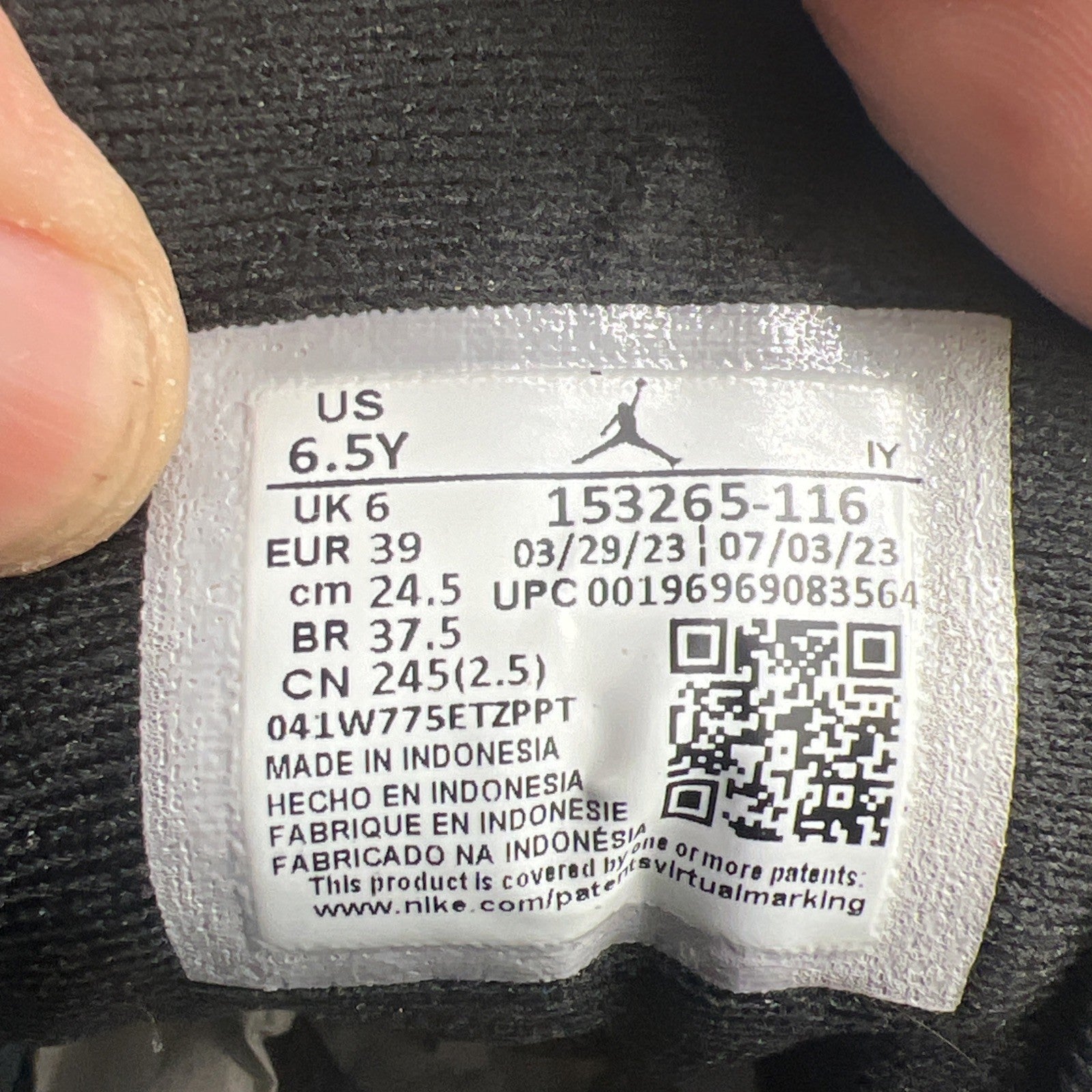 Size 6.5Y - Air Jordan 12 Retro 2023 Mid Cherry (153265-116)