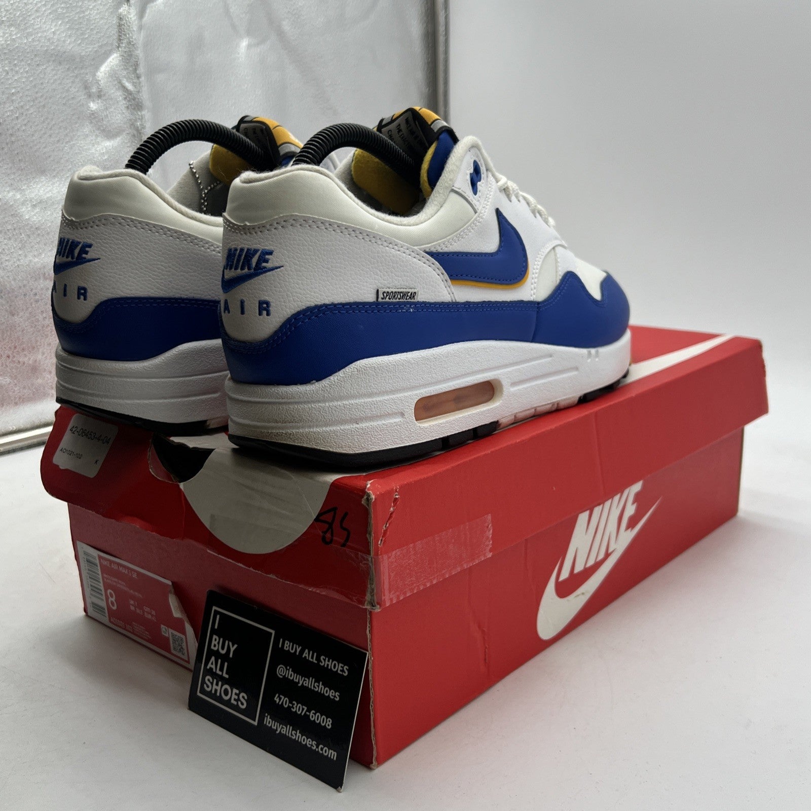 Size 8 - Nike Air Max 1 SE Windbreaker (AO1021-102)