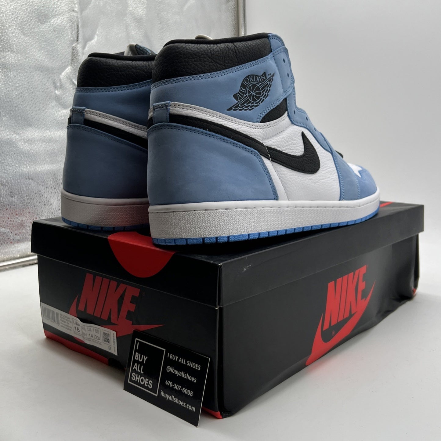 Size 15 - Air Jordan 1 Retro OG High University Blue (555088-134)