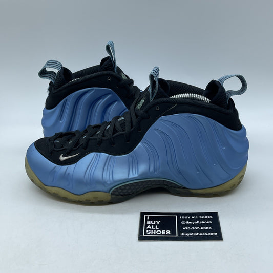 Size 8 - Nike Air Foamposite One University Blue Black Suede (314996-402)