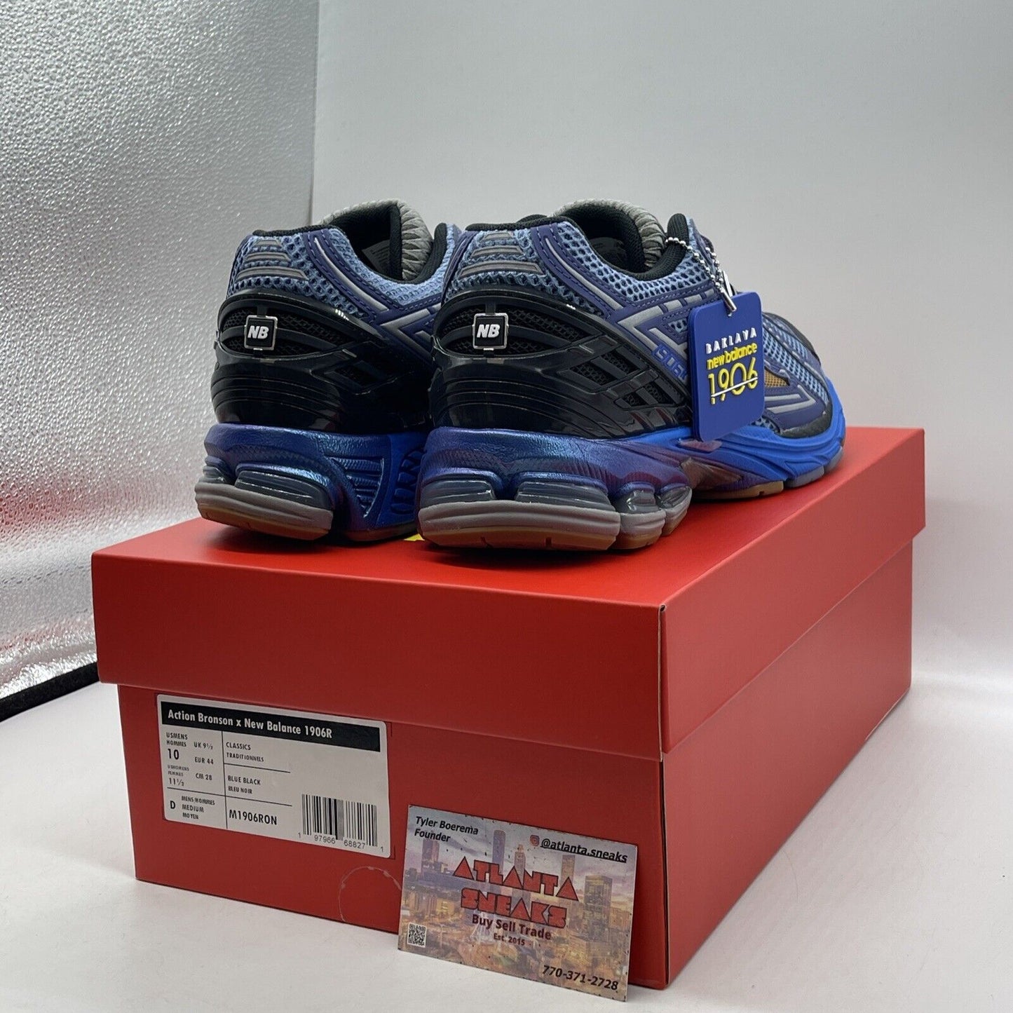 Size 10 - New Balance Action Bronson x 1906R Medusa Azul Purple (M1906RON)