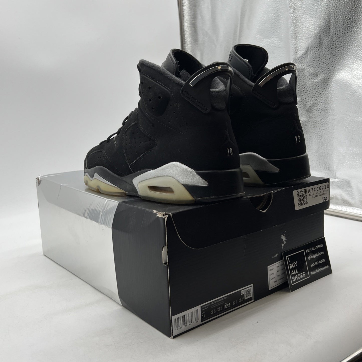 Size 11 - Air Jordan 6 Retro Mid Chrome (DX2836-001)