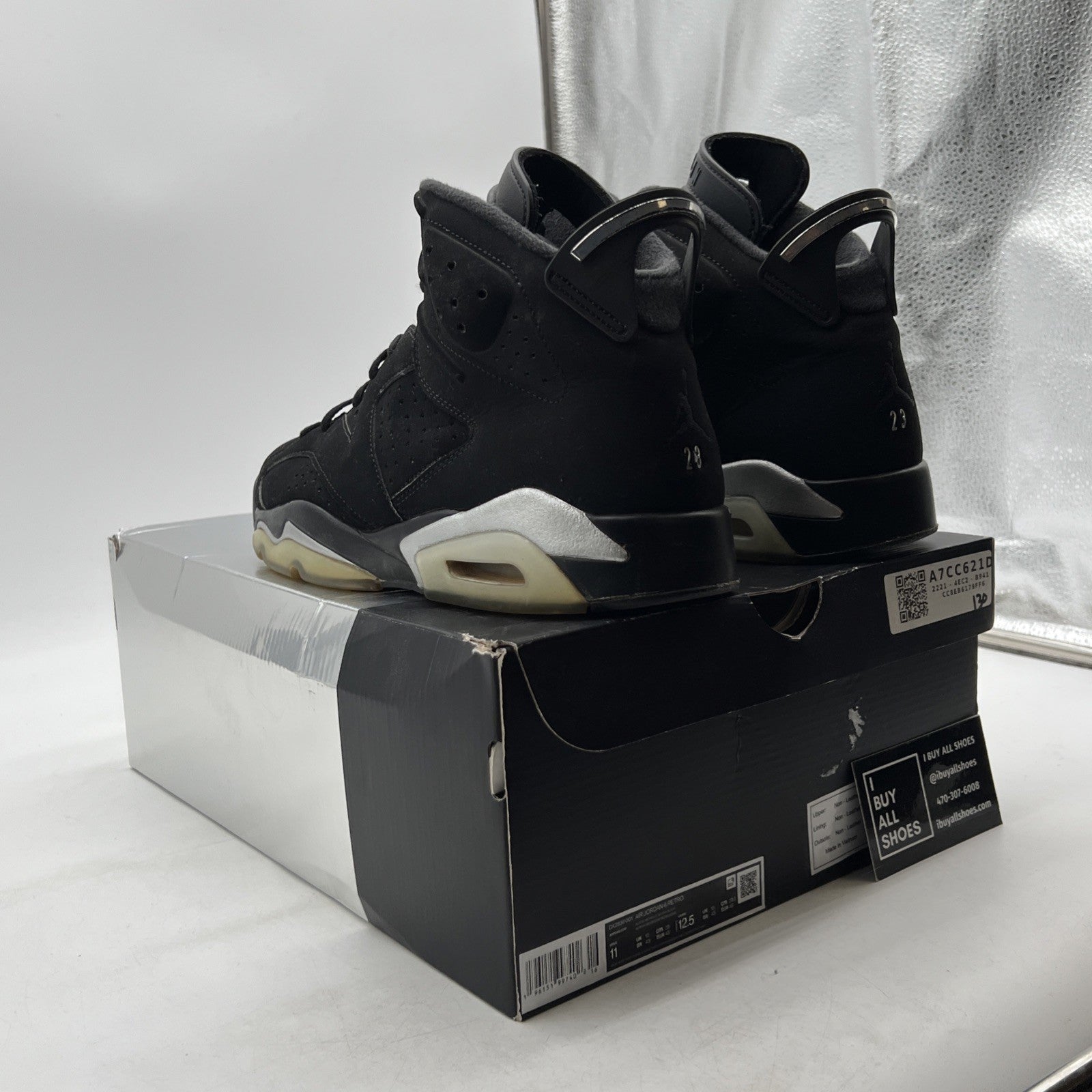 Size 11 - Air Jordan 6 Retro Mid Chrome (DX2836-001)