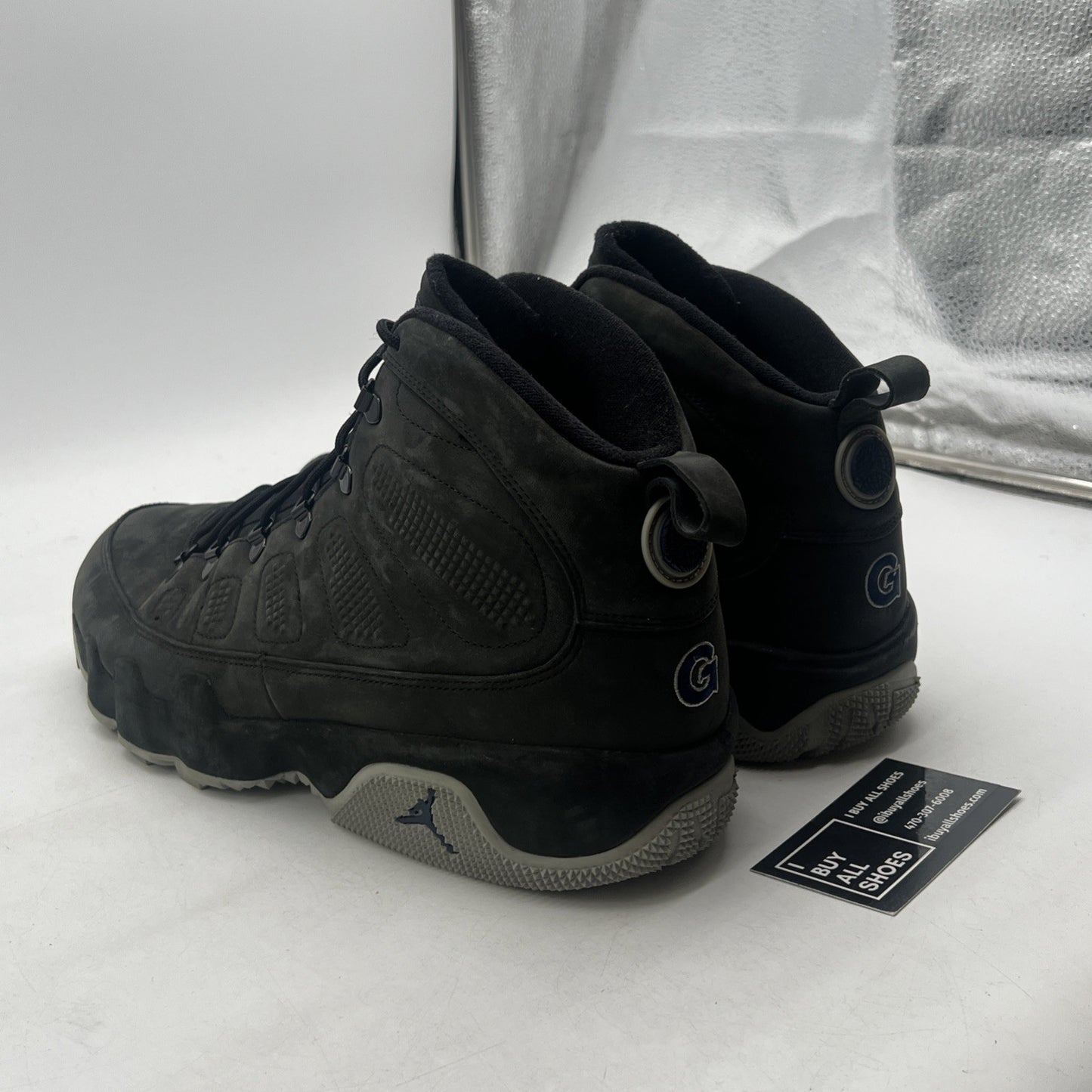 Size 15 - Air Jordan Retro 9 “Georgetown” Sample NRG Snow Boots