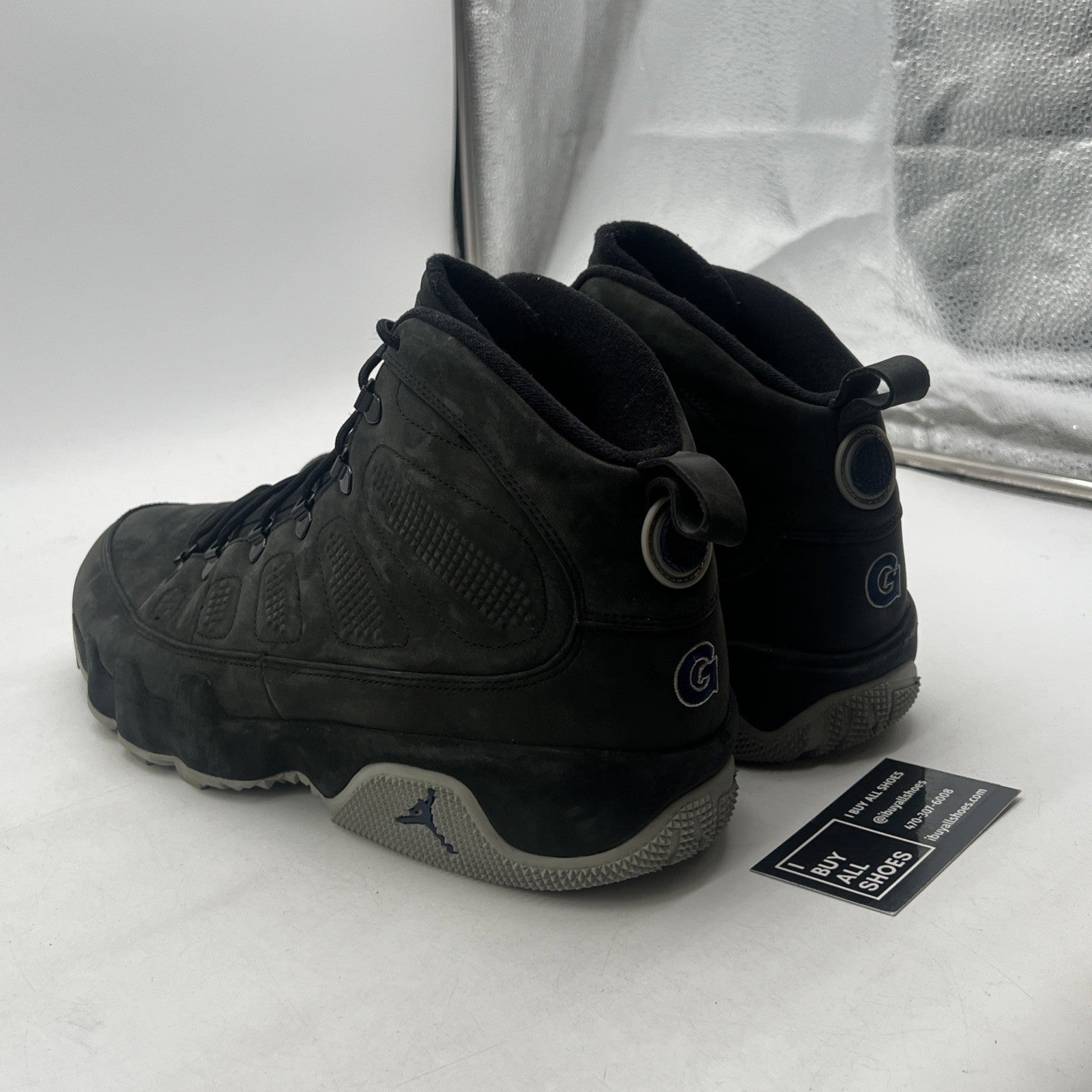 Size 15 - Air Jordan Retro 9 “Georgetown” Sample NRG Snow Boots