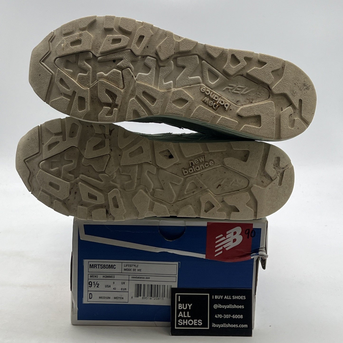 Size 9.5 - New Balance 580 Mint - (MRT580MC)