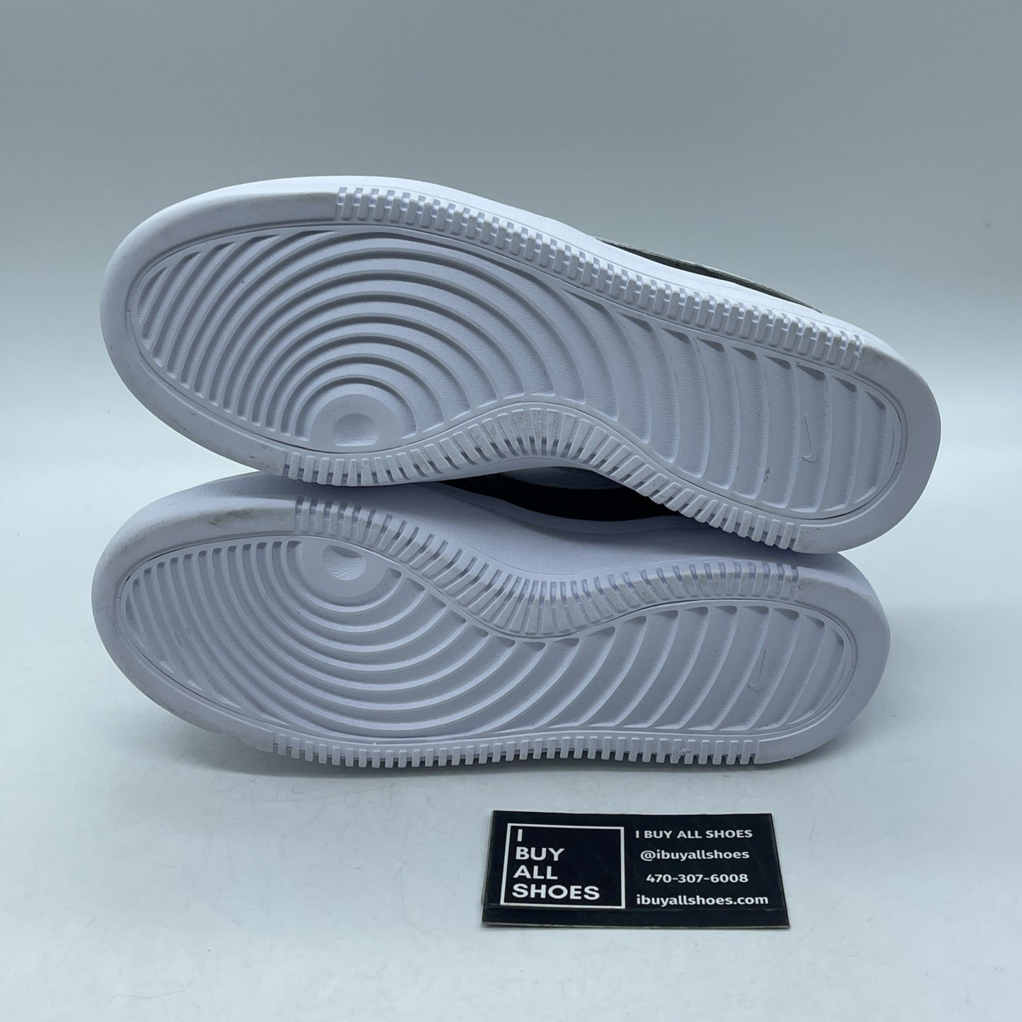 Size 6.5W - Nike Court Vision Alta Black White Leather (DM0113-002)