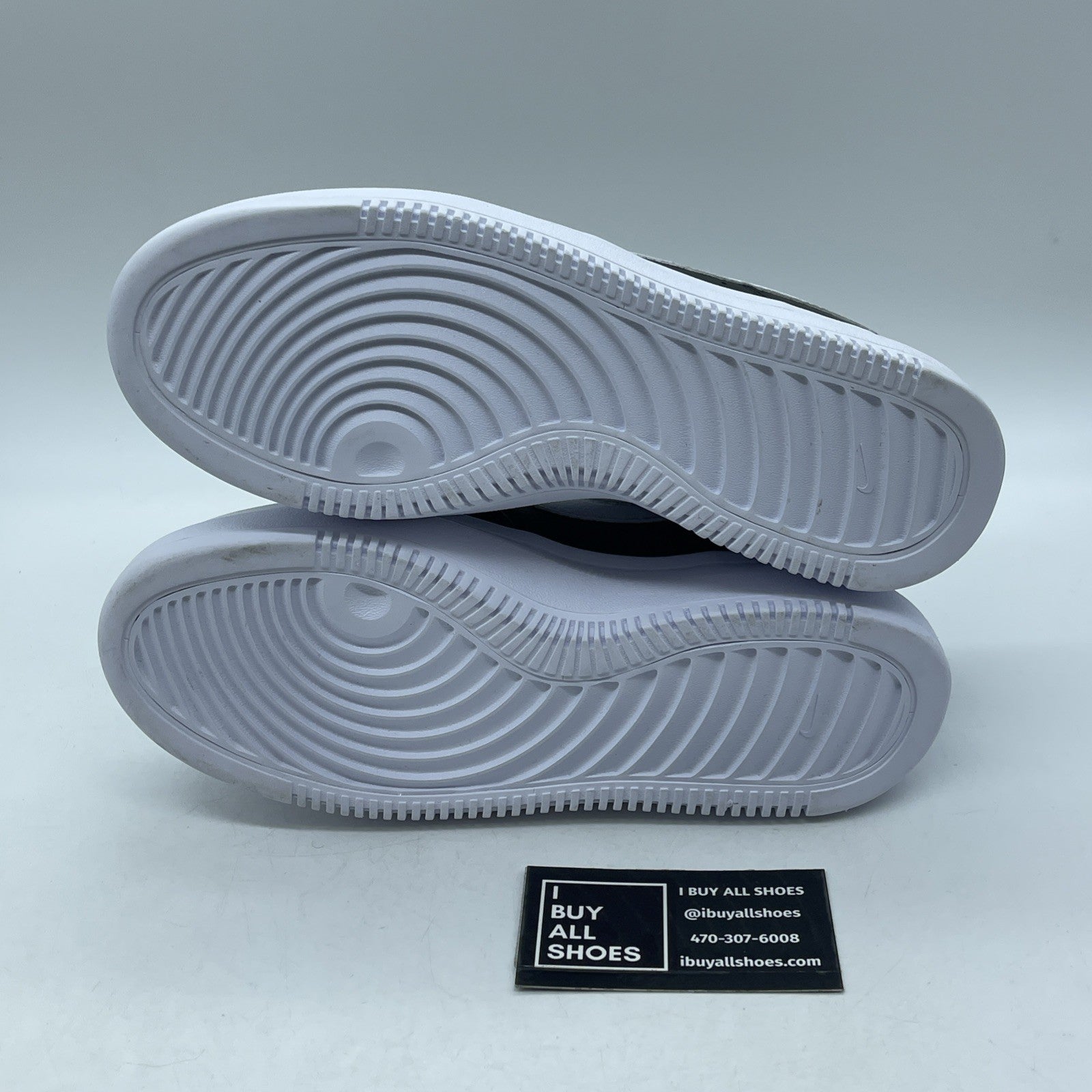 Size 6.5W - Nike Court Vision Alta Black White Leather (DM0113-002)