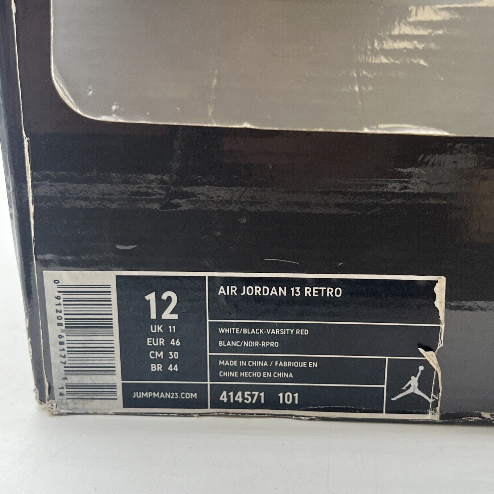 Size 12 - Air Jordan 13 Retro 2010 Cherry (414571-101)