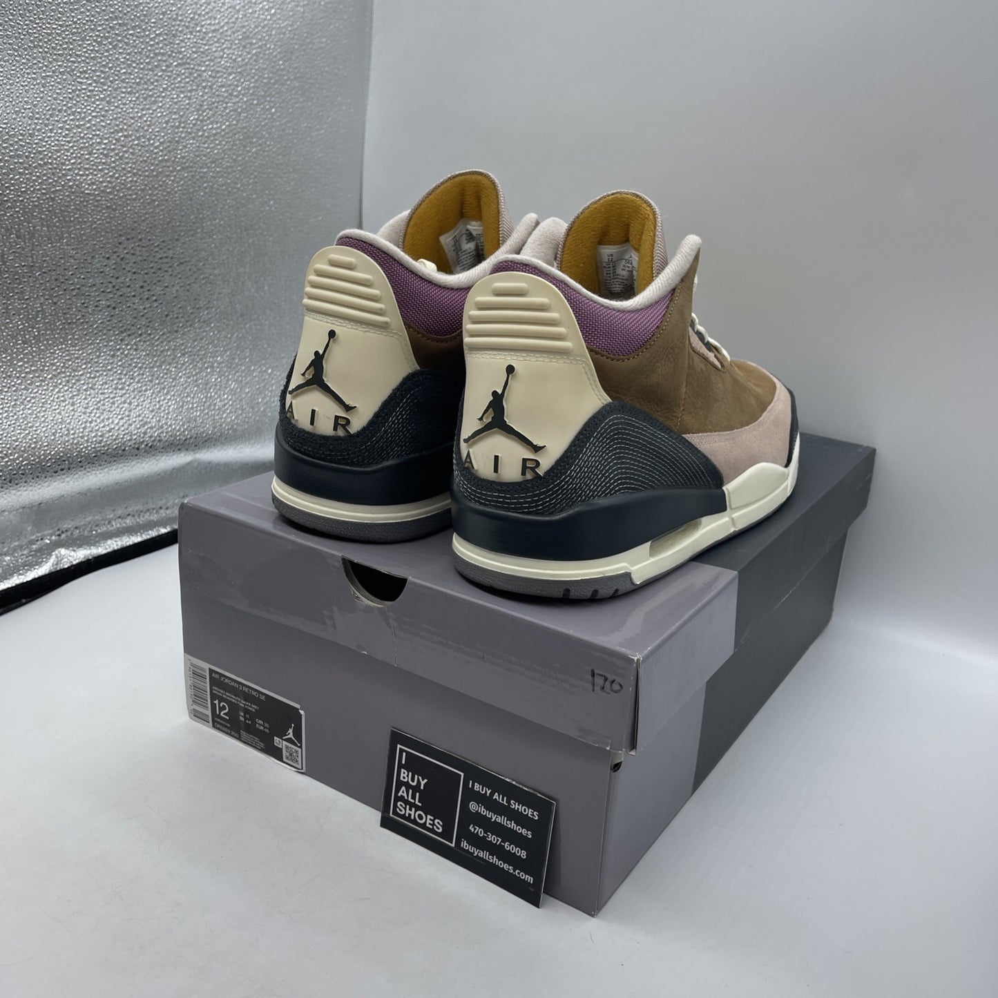 Size 12 - Air Jordan 3 Retro SE Winterized (DR8869-200)
