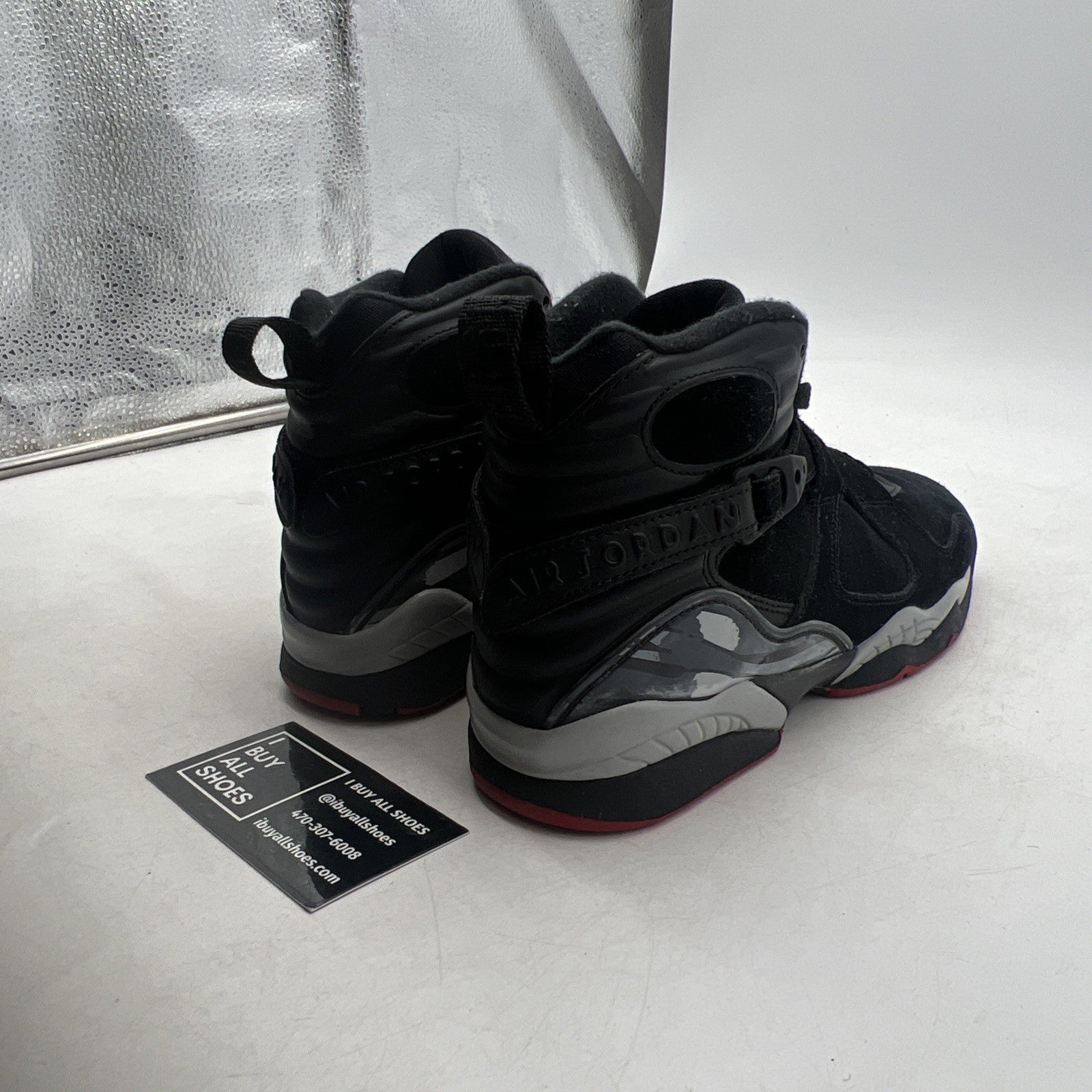 Size 5Y - Air Jordan 8 Retro Bred (305368-022)