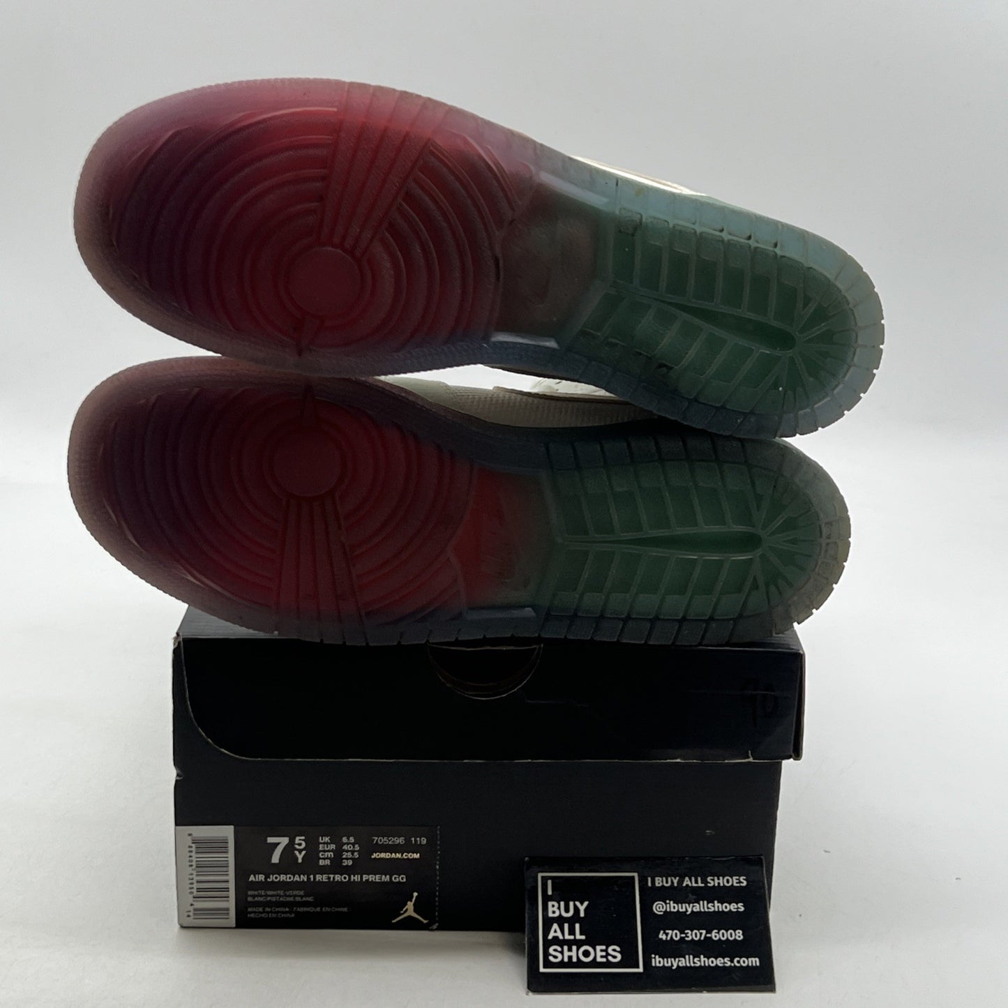 Size 7.5 - Nike Air Jordan 1 High Gradient Sole (705296-119)