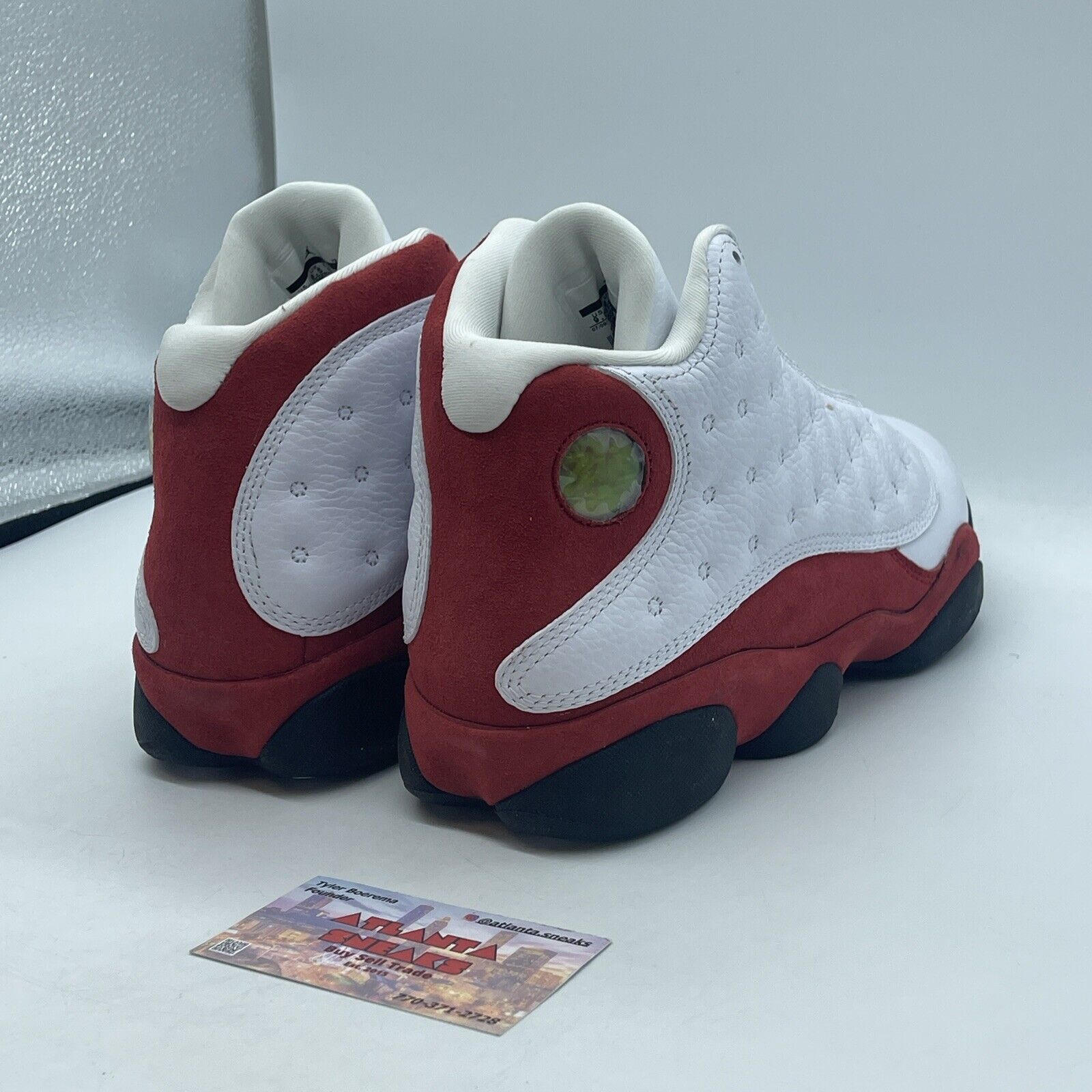 Size 9.5 - Air Jordan 13 Retro 2010 Cherry White Black (414571-101)