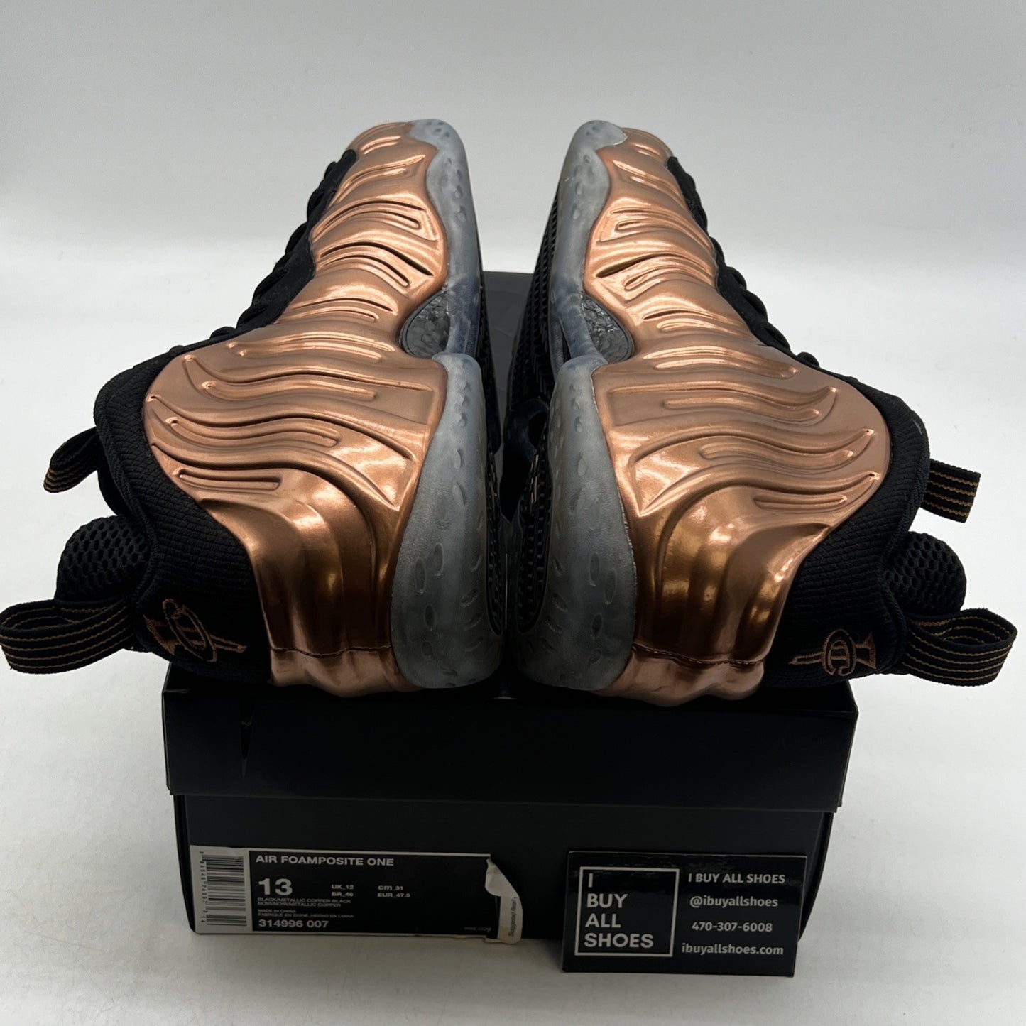 Size 13 - Nike Air Foamposite One 2017 Copper (314996-007)