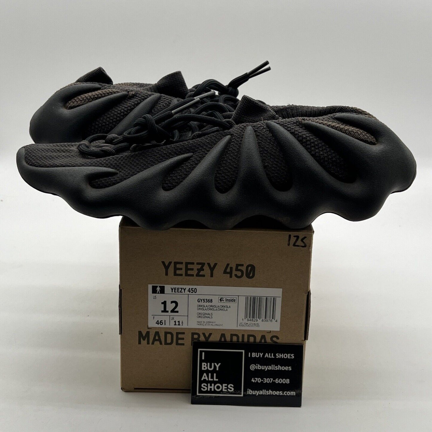 Size 12 - adidas Yeezy 450 Dark Slate - (GY5368)